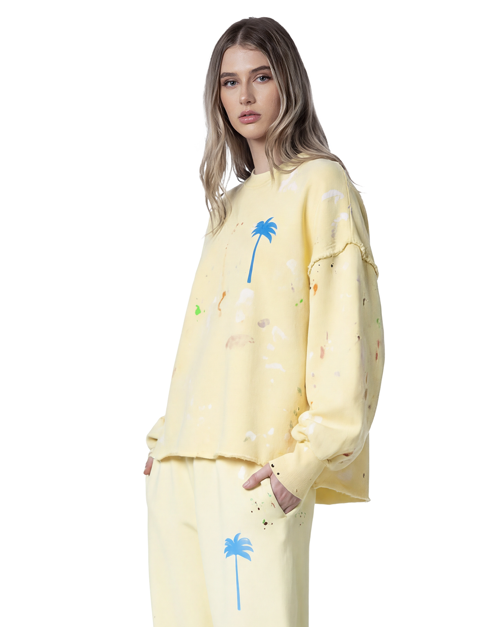 Splatter Painted Sweatshirt