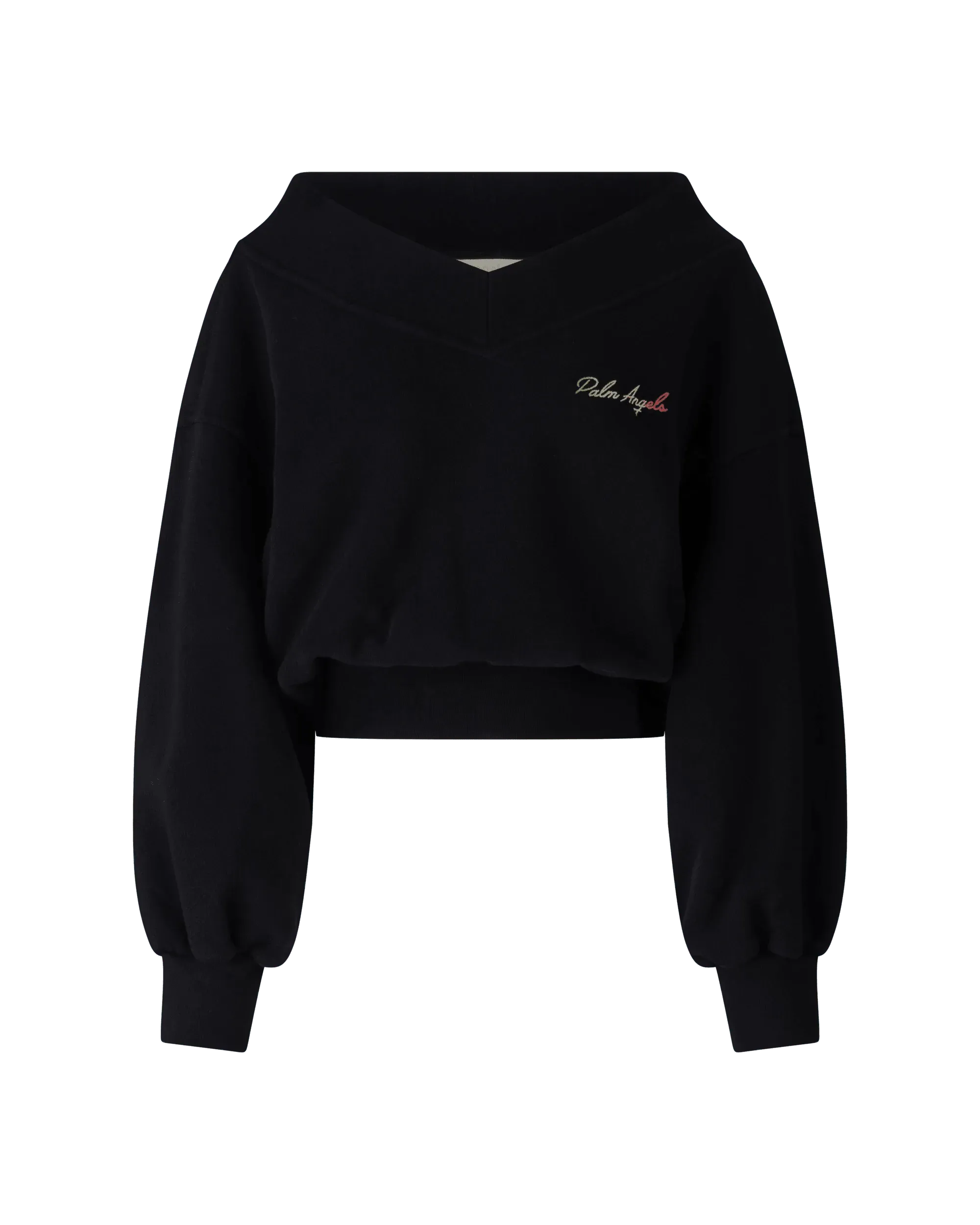 Miami Logo Off-Shoulder Sweatshirt - DIHSAN