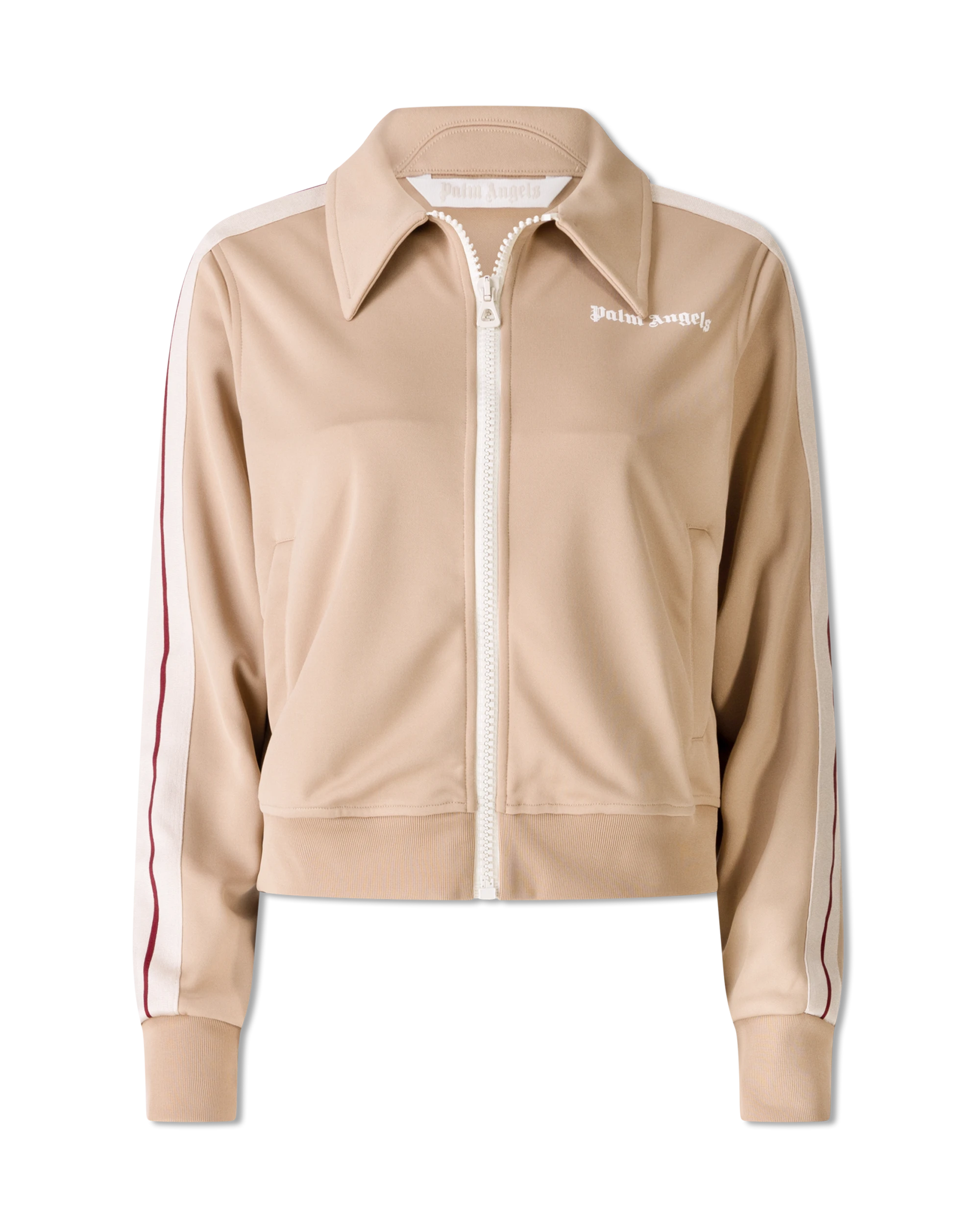 Side Striped Collared Track Jacket