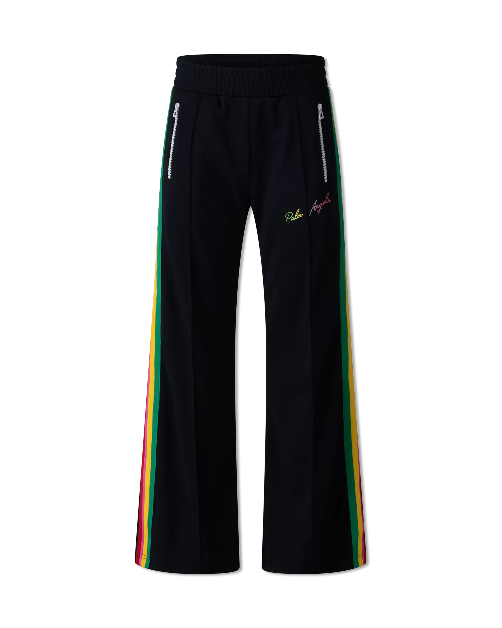 Miami Logo Wide Leg Track Pants - DIHSAN