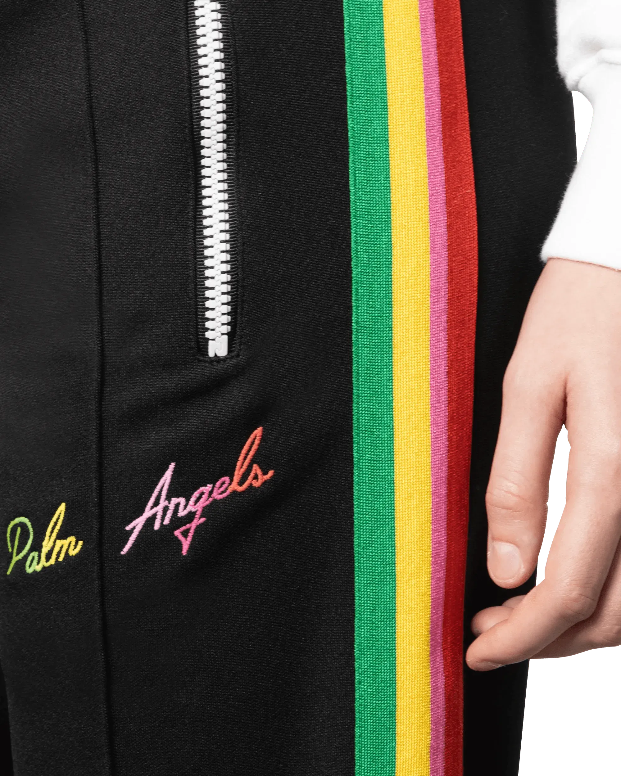 Miami Logo Wide Leg Track Pants - DIHSAN