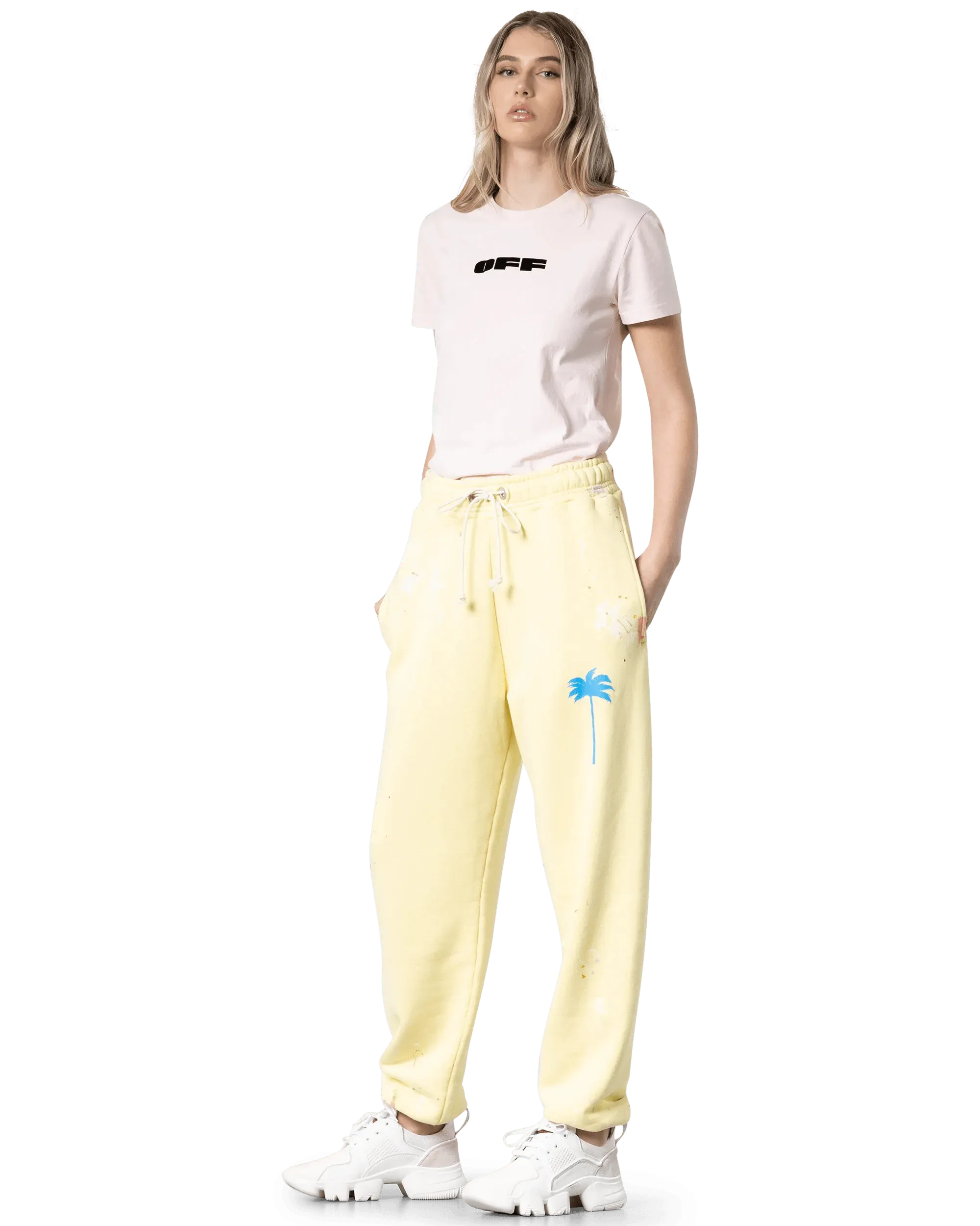 Paint-Splatter Sweatpants - DIHSAN