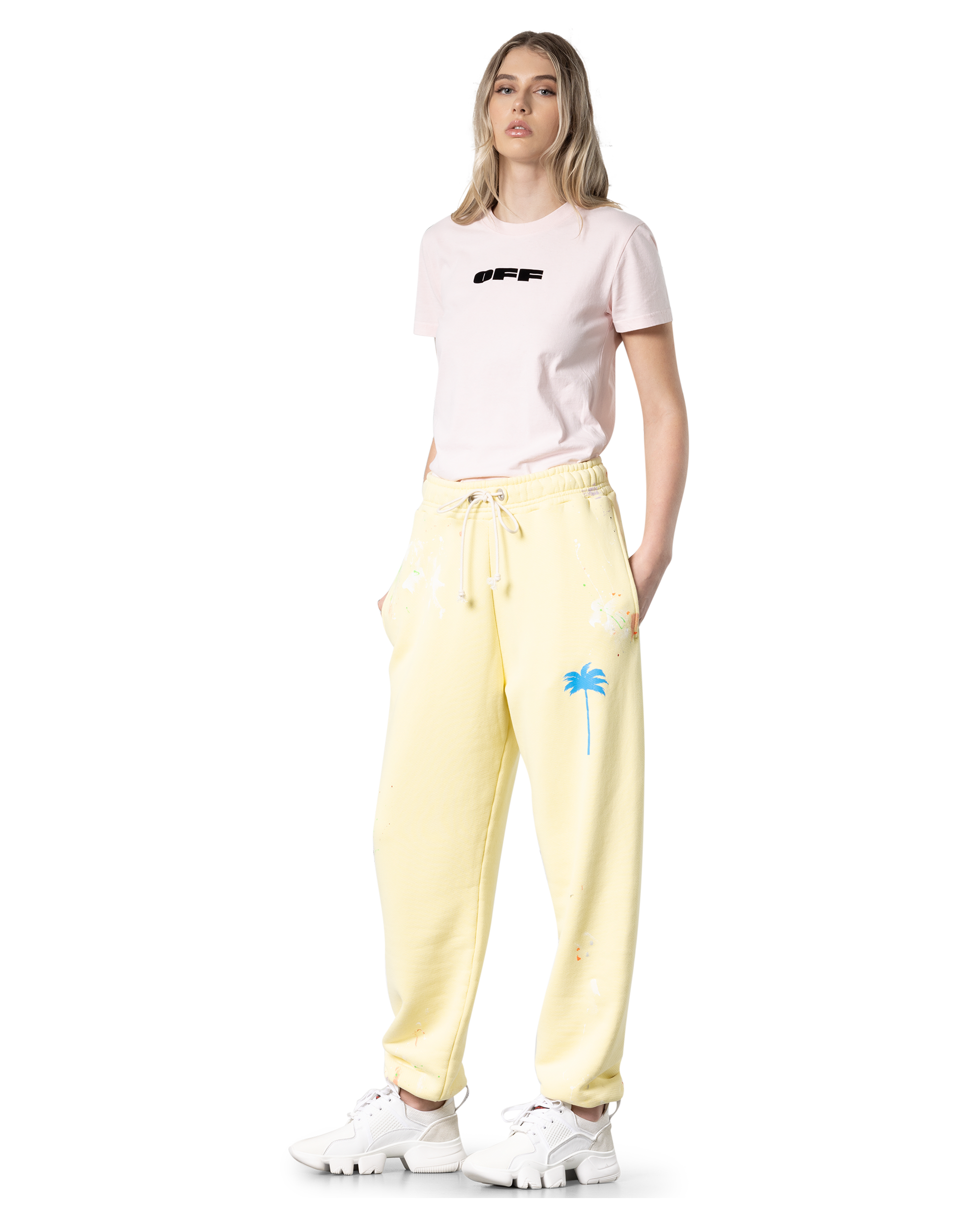 Paint-Splatter Sweatpants