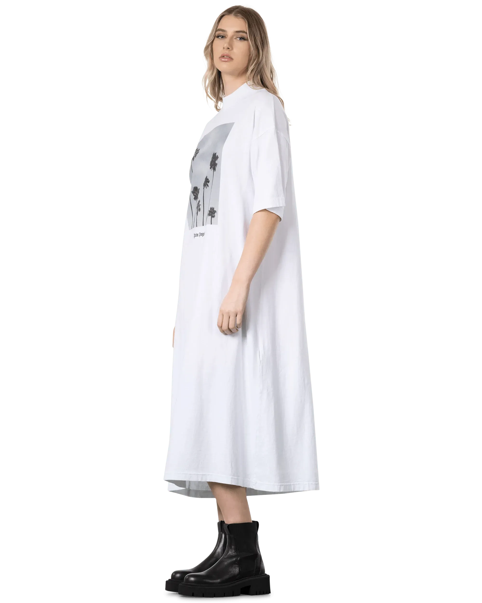 Palms Boulevard T-shirt Dress - DIHSAN