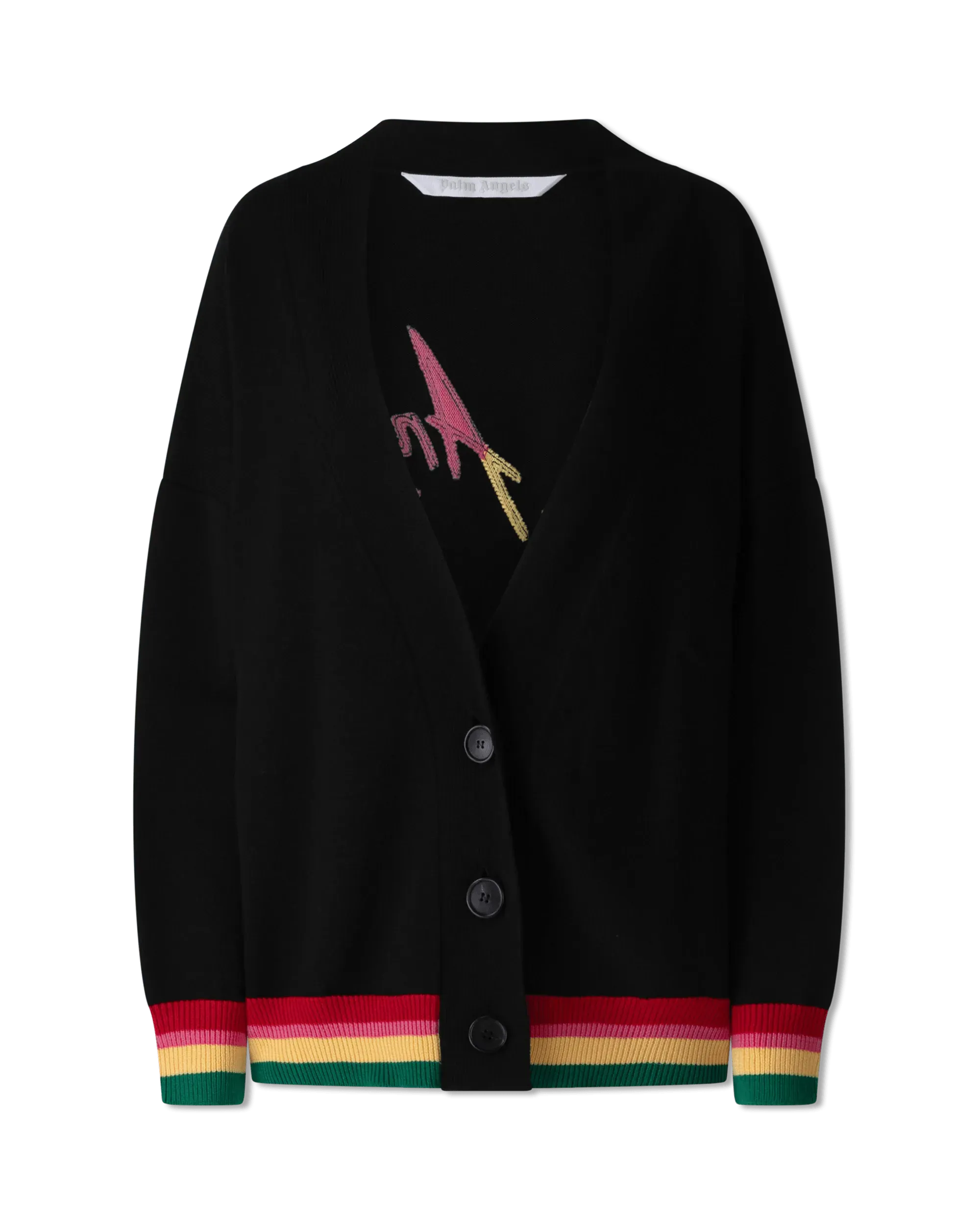 Oversized Miami Logo Cardigan - DIHSAN