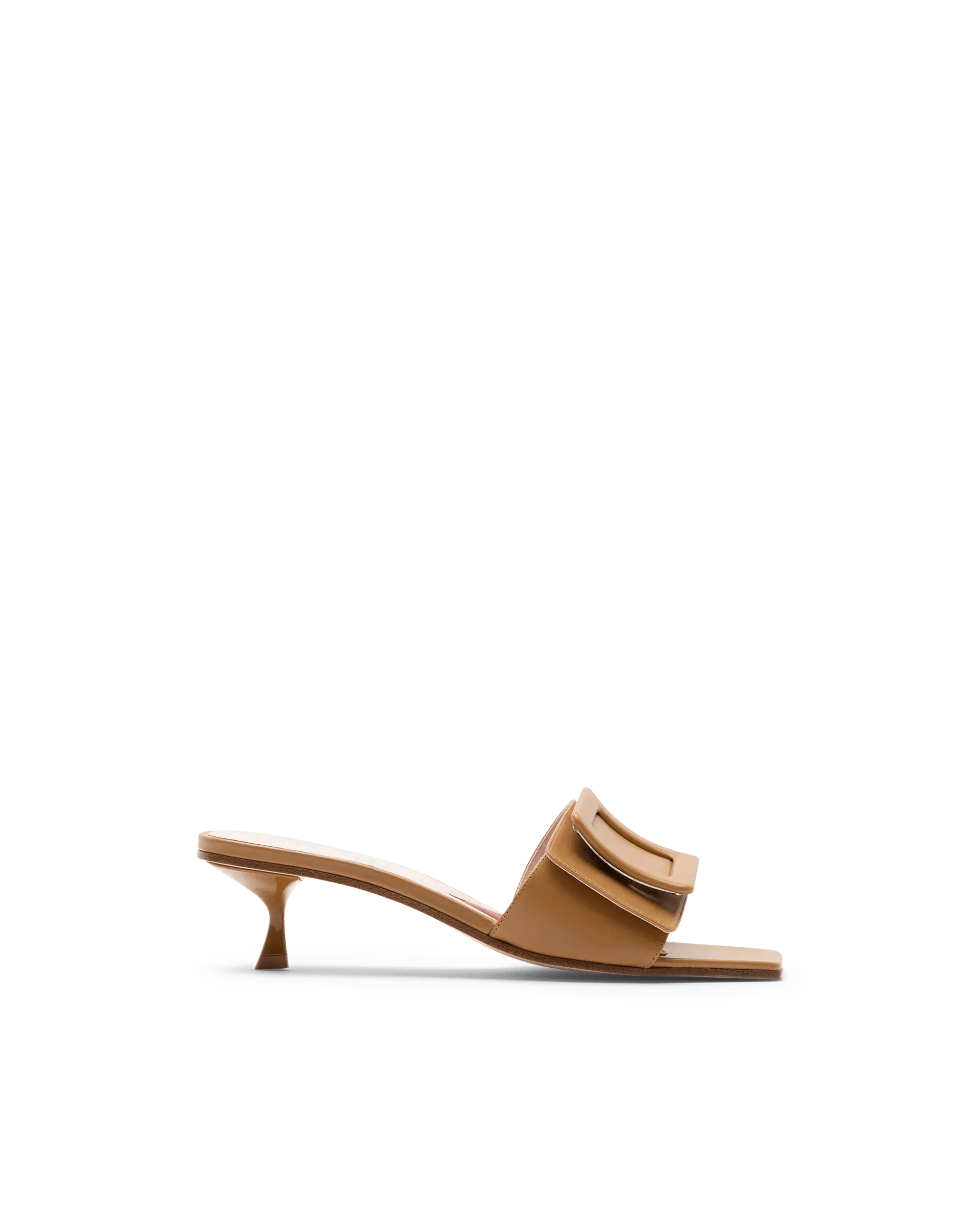 Covered Buckle Mules - DIHSAN