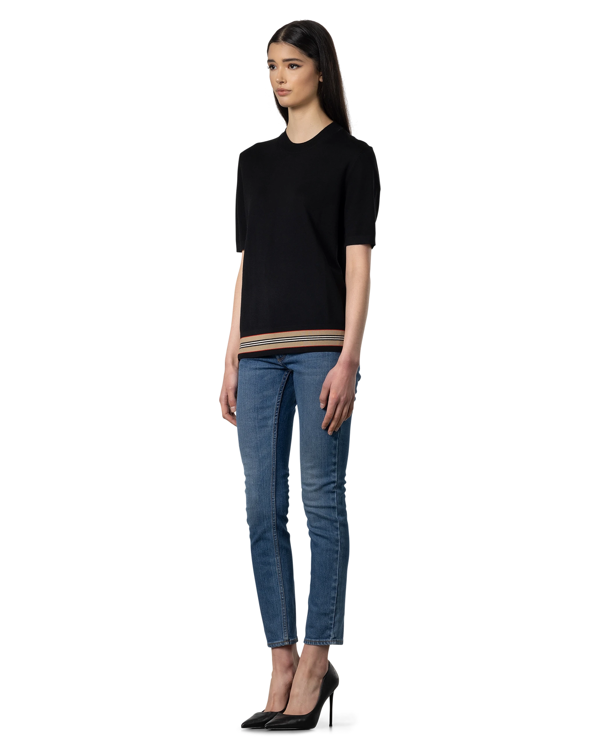 Striped Merino Wool Top