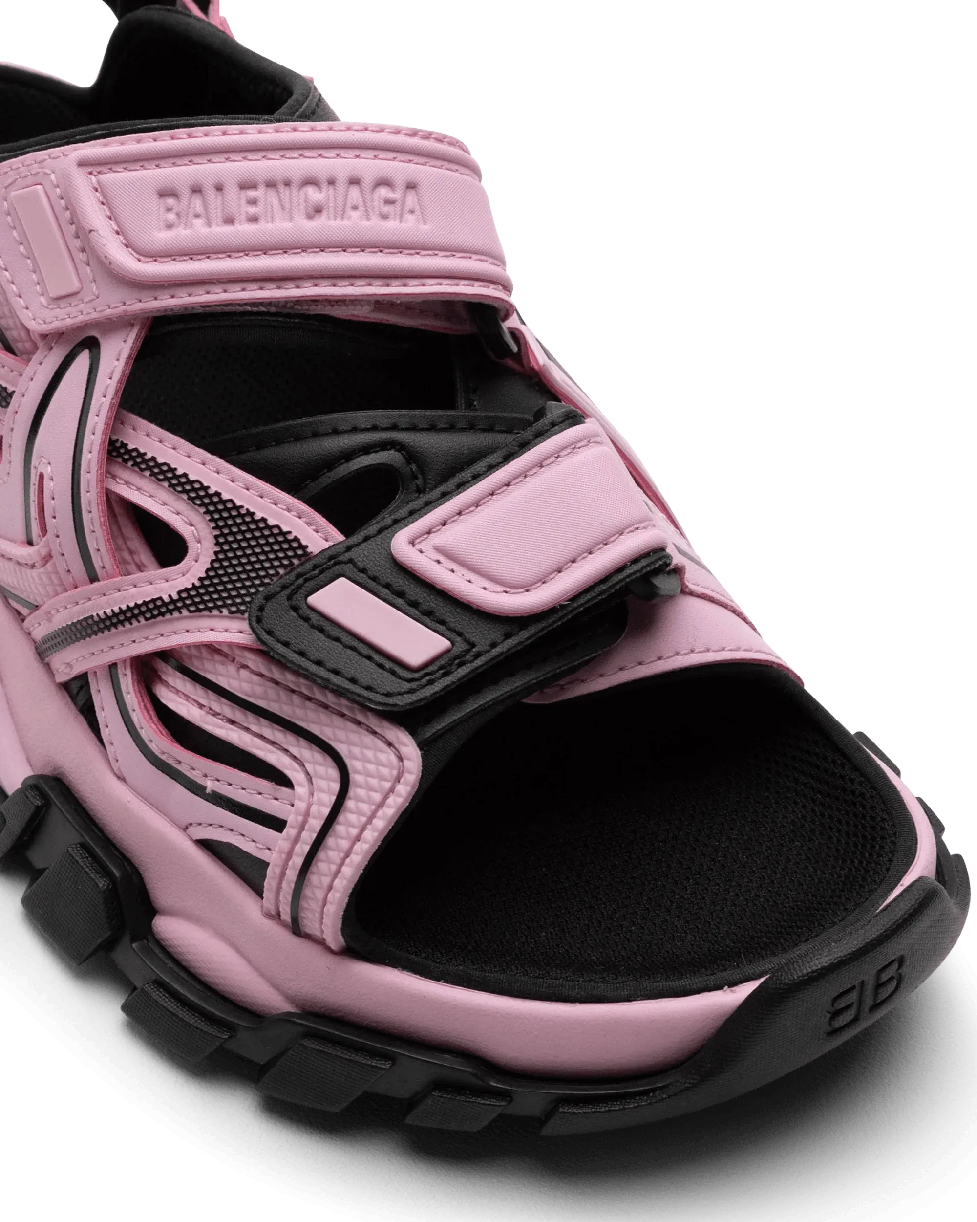 Two-Tone Track Sandals - DIHSAN