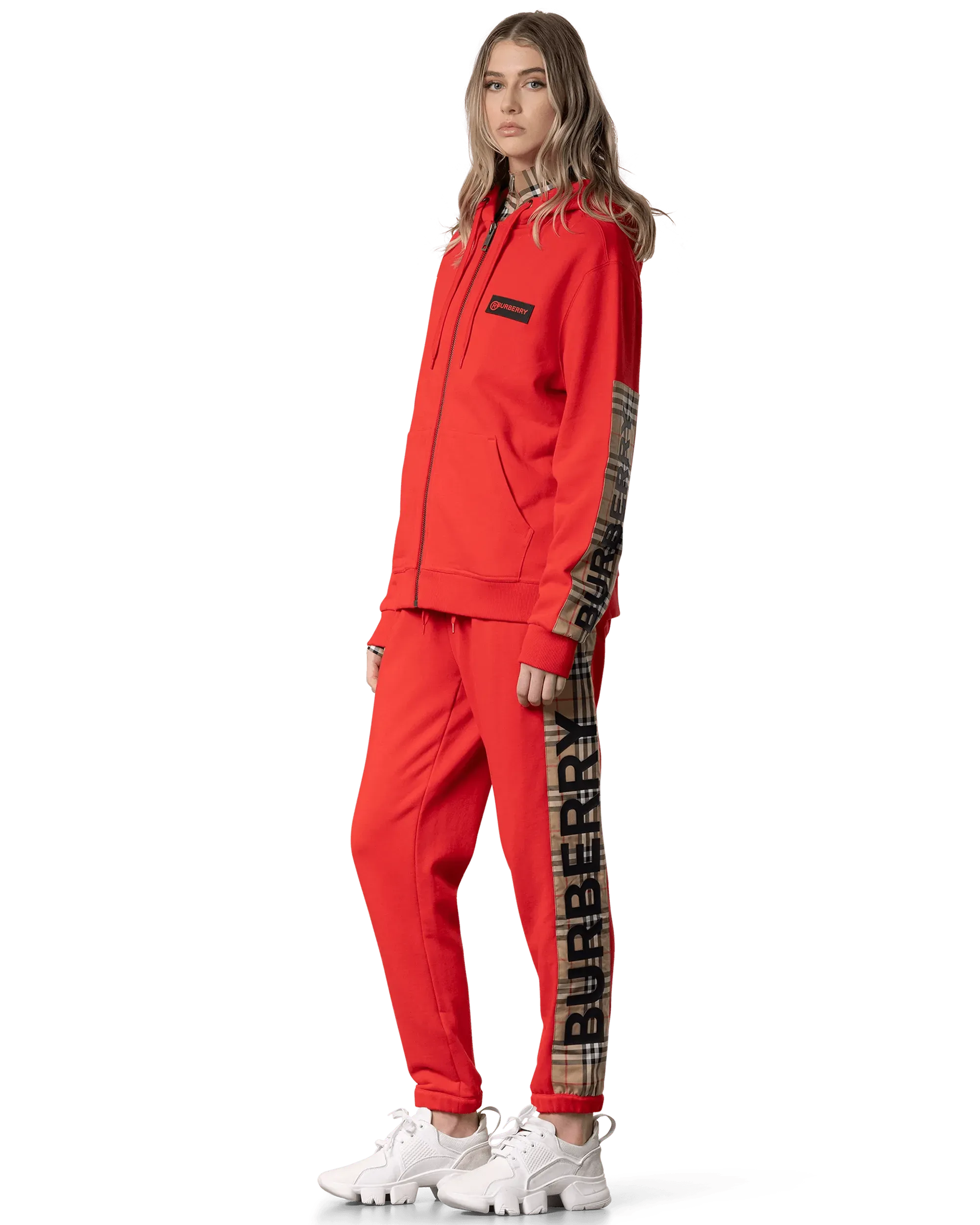 Raine Check Sweatpants - DIHSAN