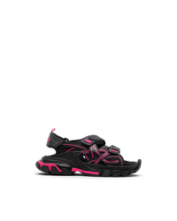 Two-Tone Track Sandals - DIHSAN