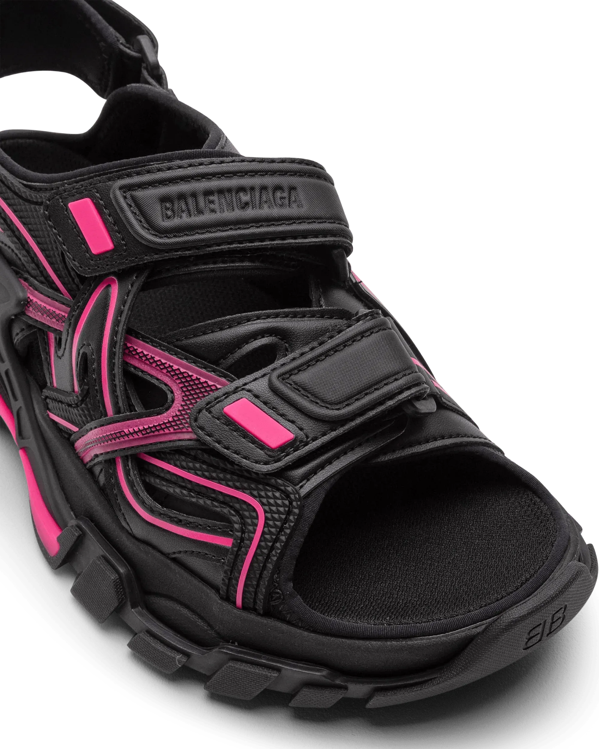 Two-Tone Track Sandals - DIHSAN