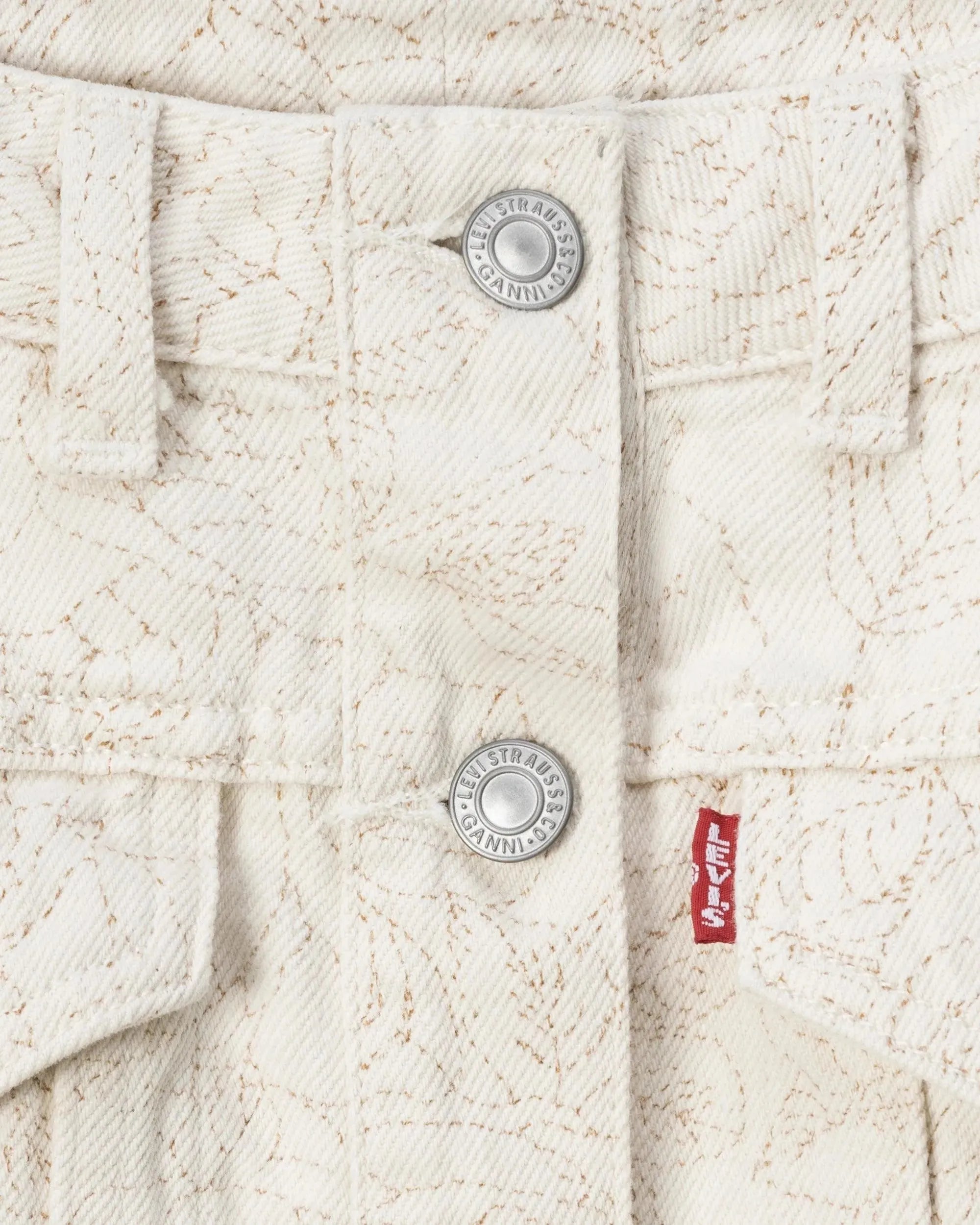 Ganni X Levi'S Printed Denim Jacket - DIHSAN