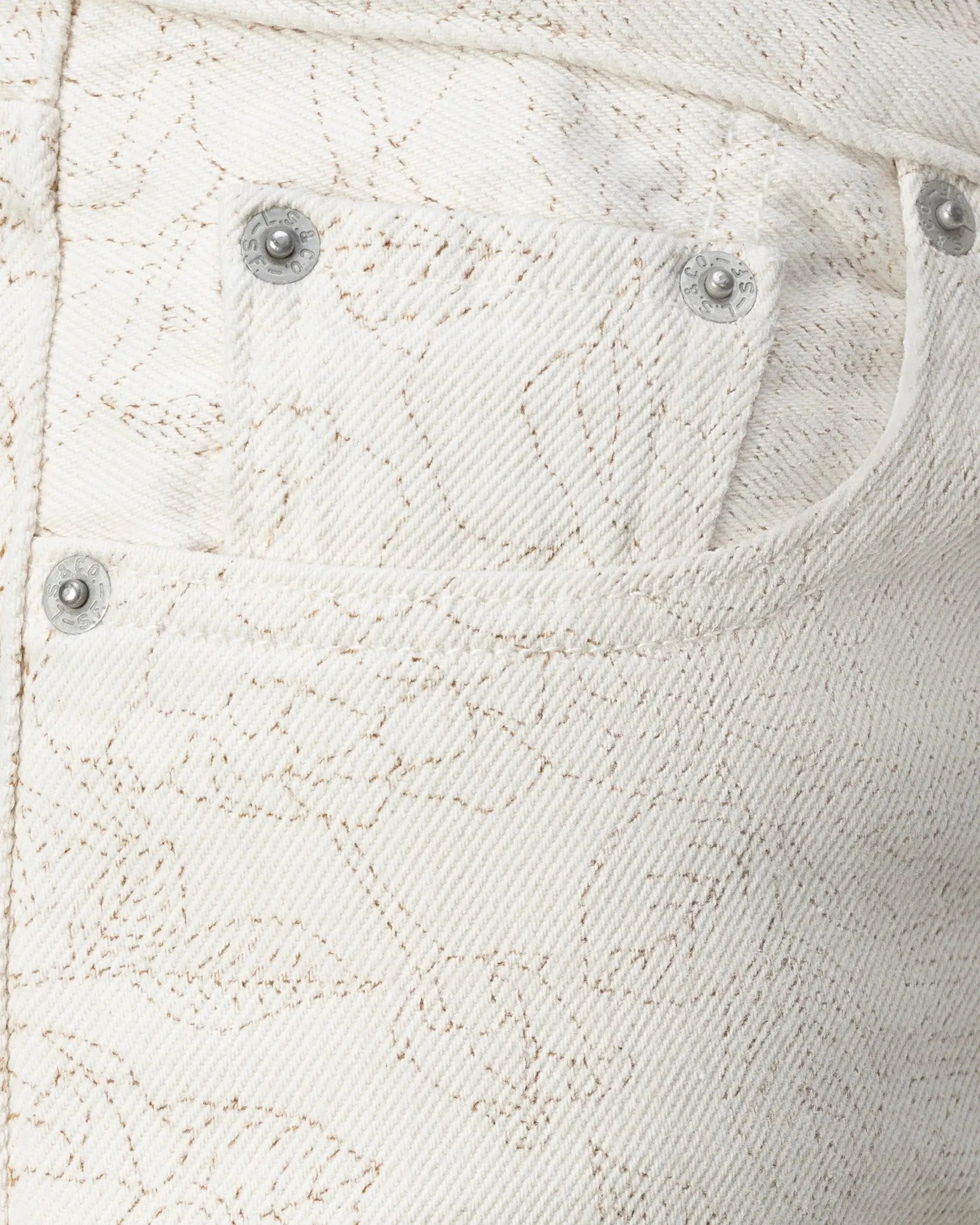 Ganni X Levi'S Printed Denim Jacket - DIHSAN