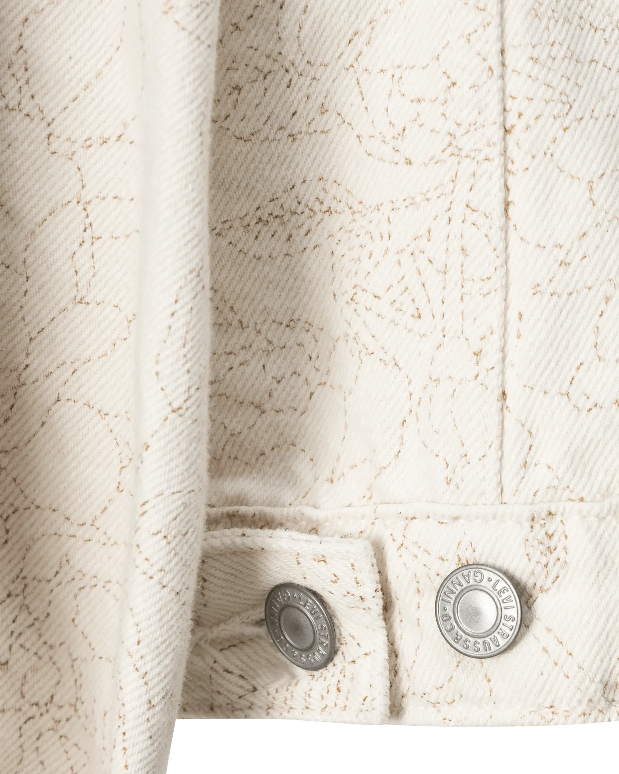 Ganni X Levi'S Printed Denim Jacket - DIHSAN