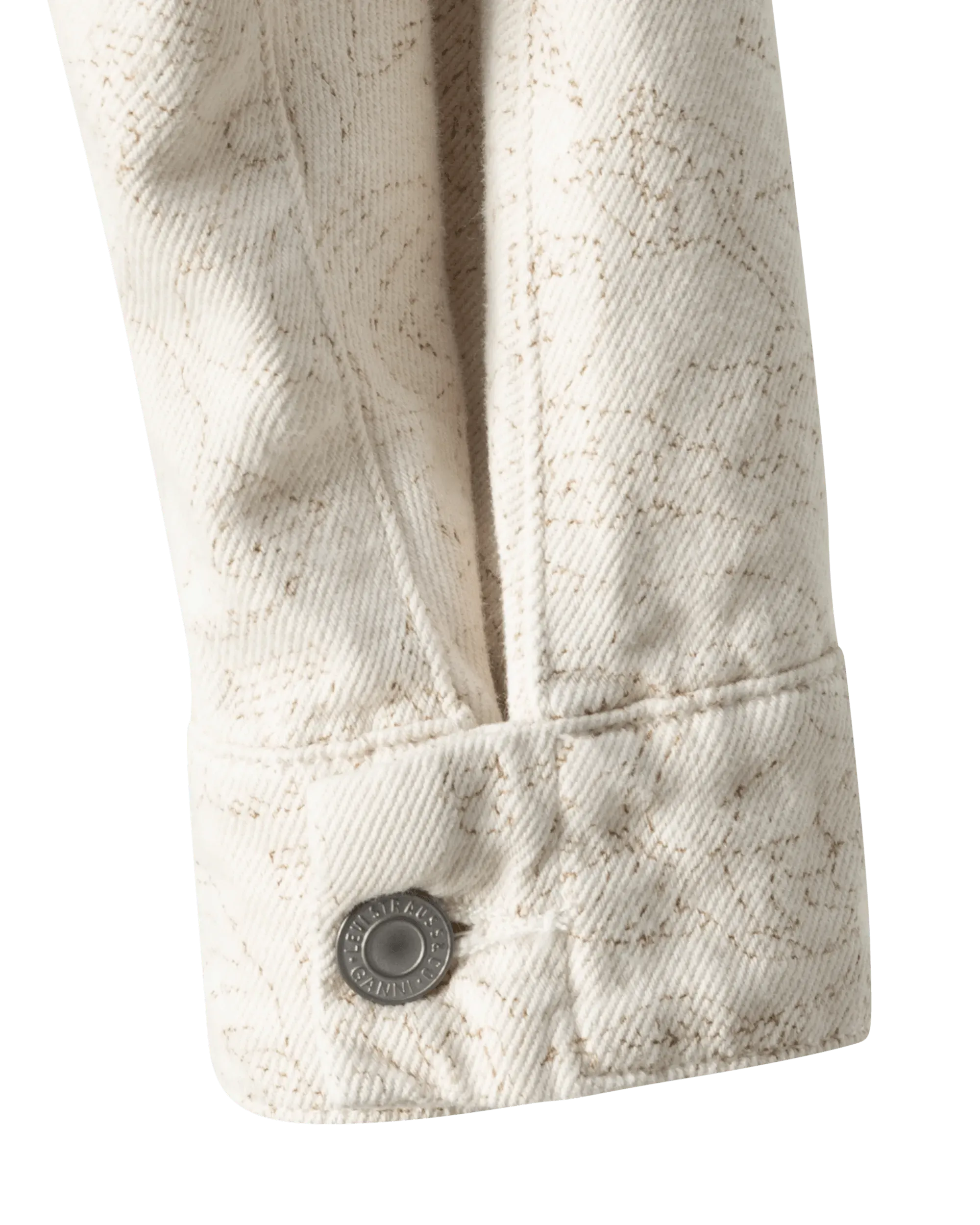 Ganni X Levi'S Printed Denim Jacket - DIHSAN