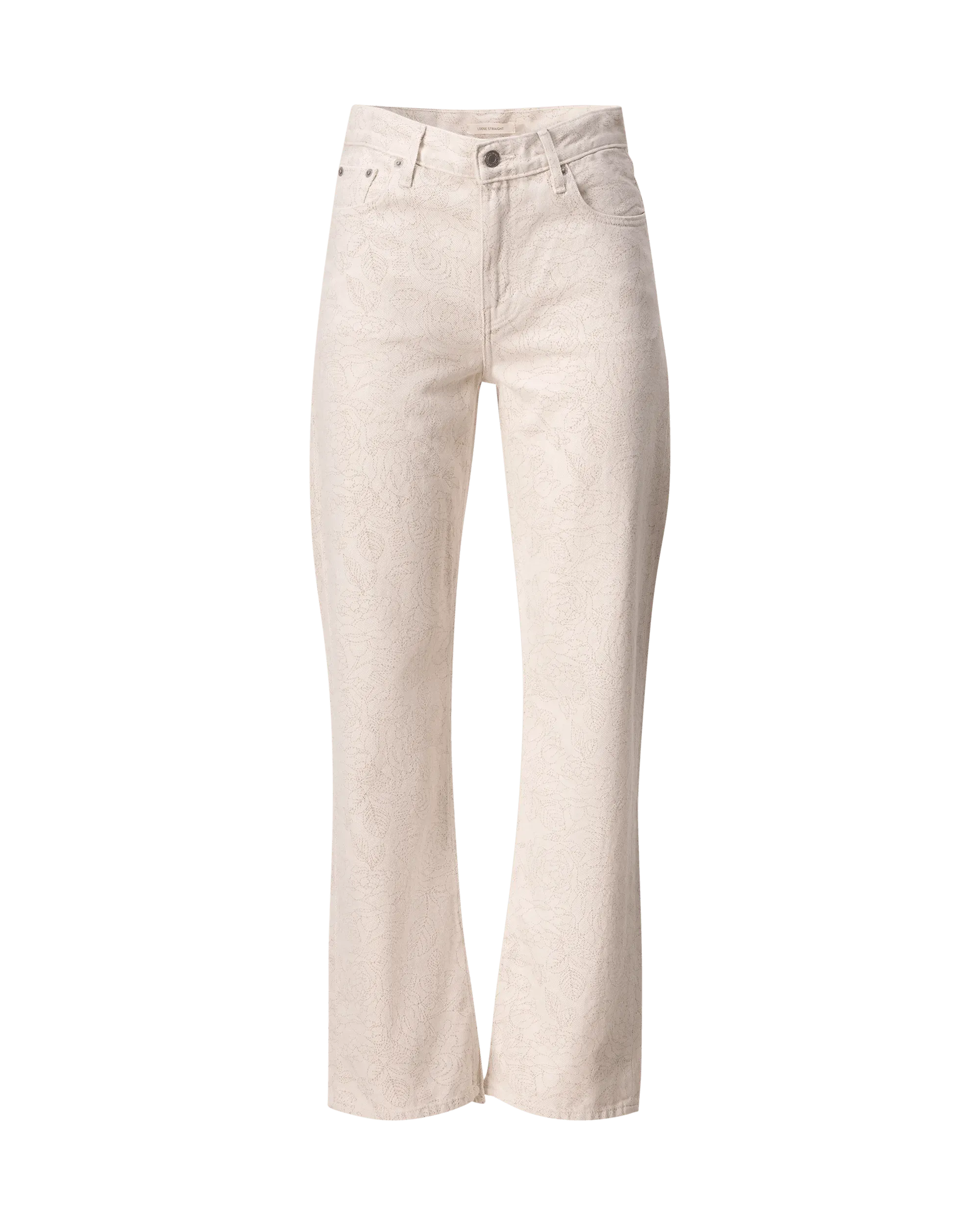 Ganni X Levi'S Printed High Waisted Relaxed Jeans - DIHSAN
