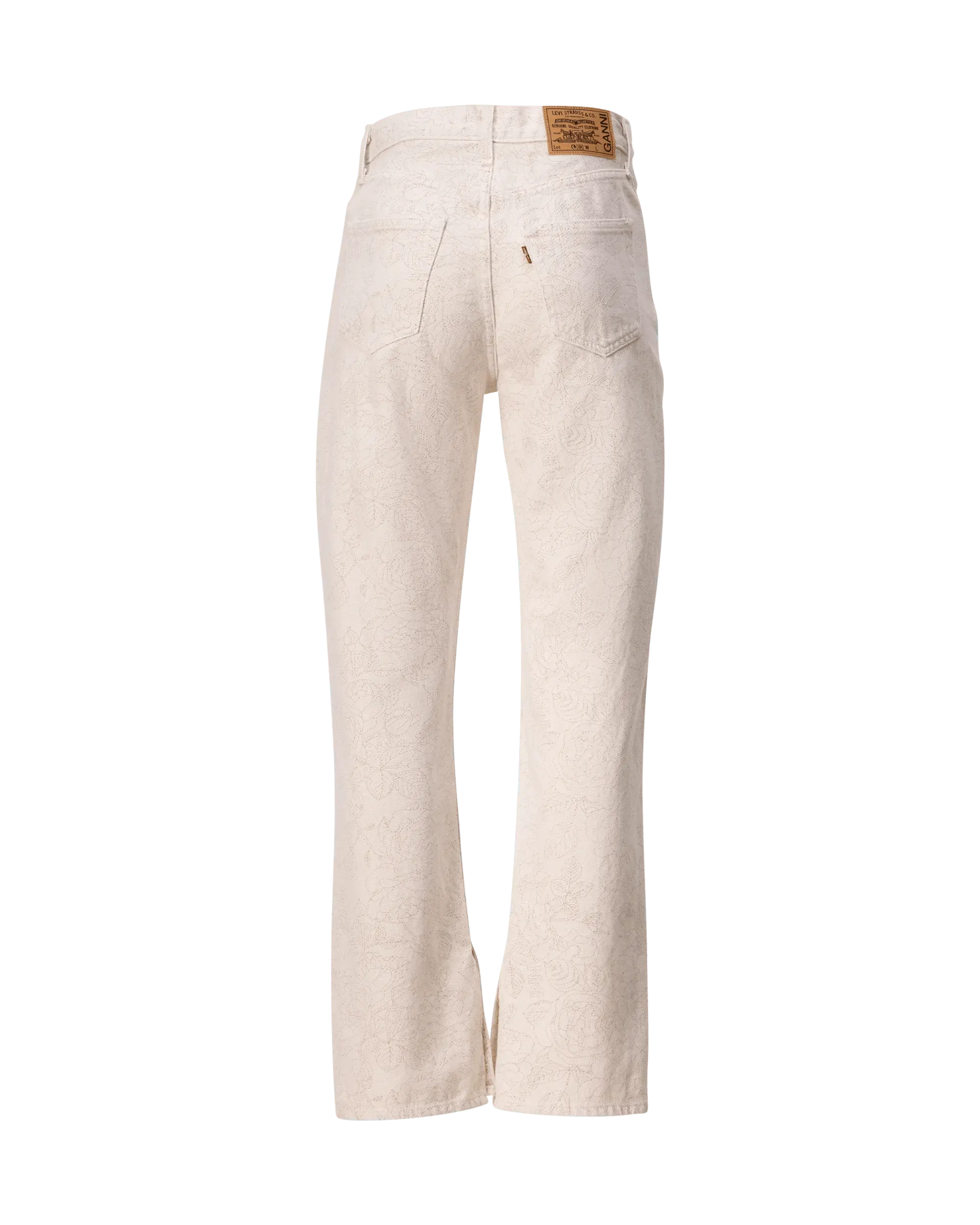 Ganni X Levi'S Printed High Waisted Relaxed Jeans - DIHSAN