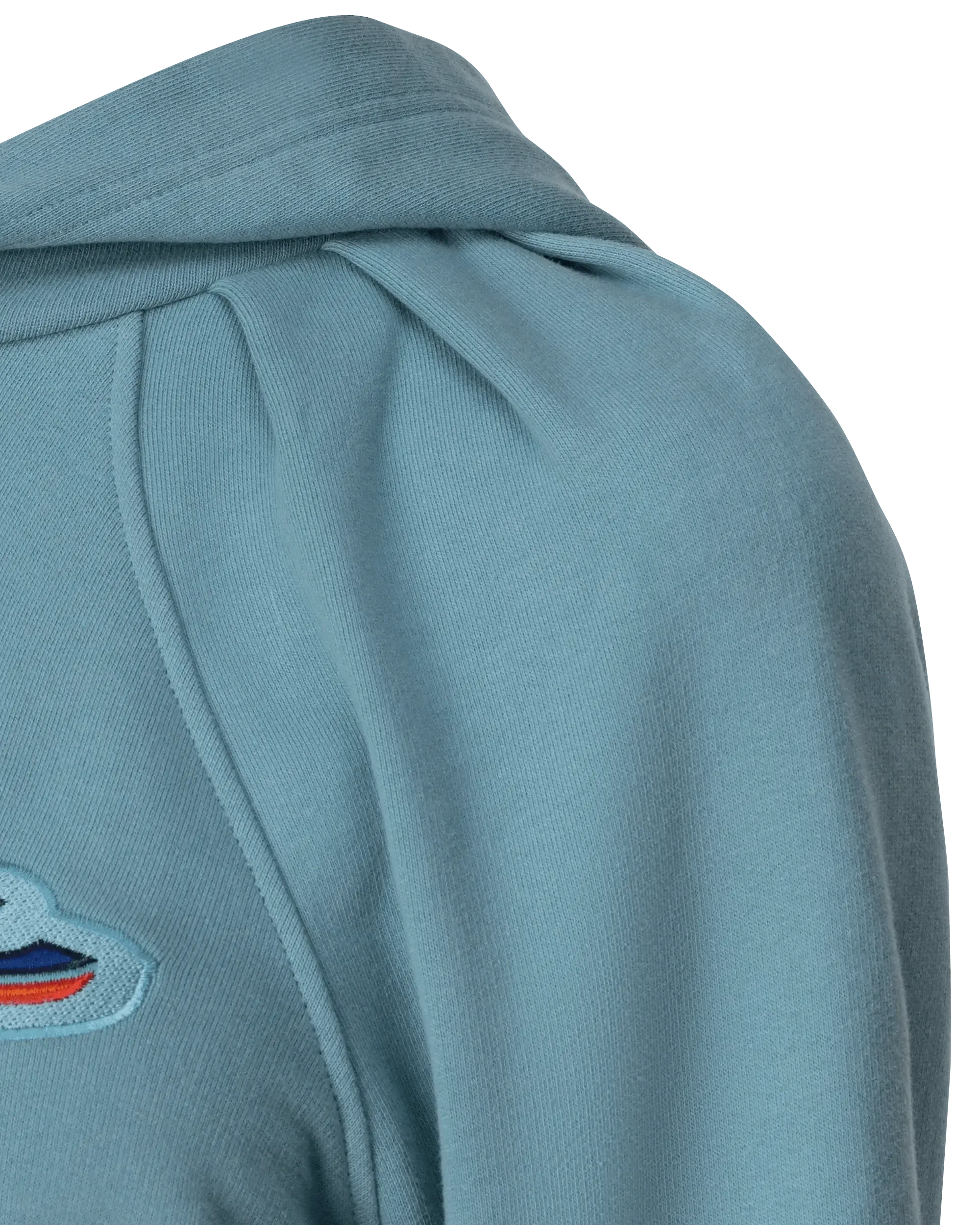 Embroidered Logo Cropped Hoodie - DIHSAN