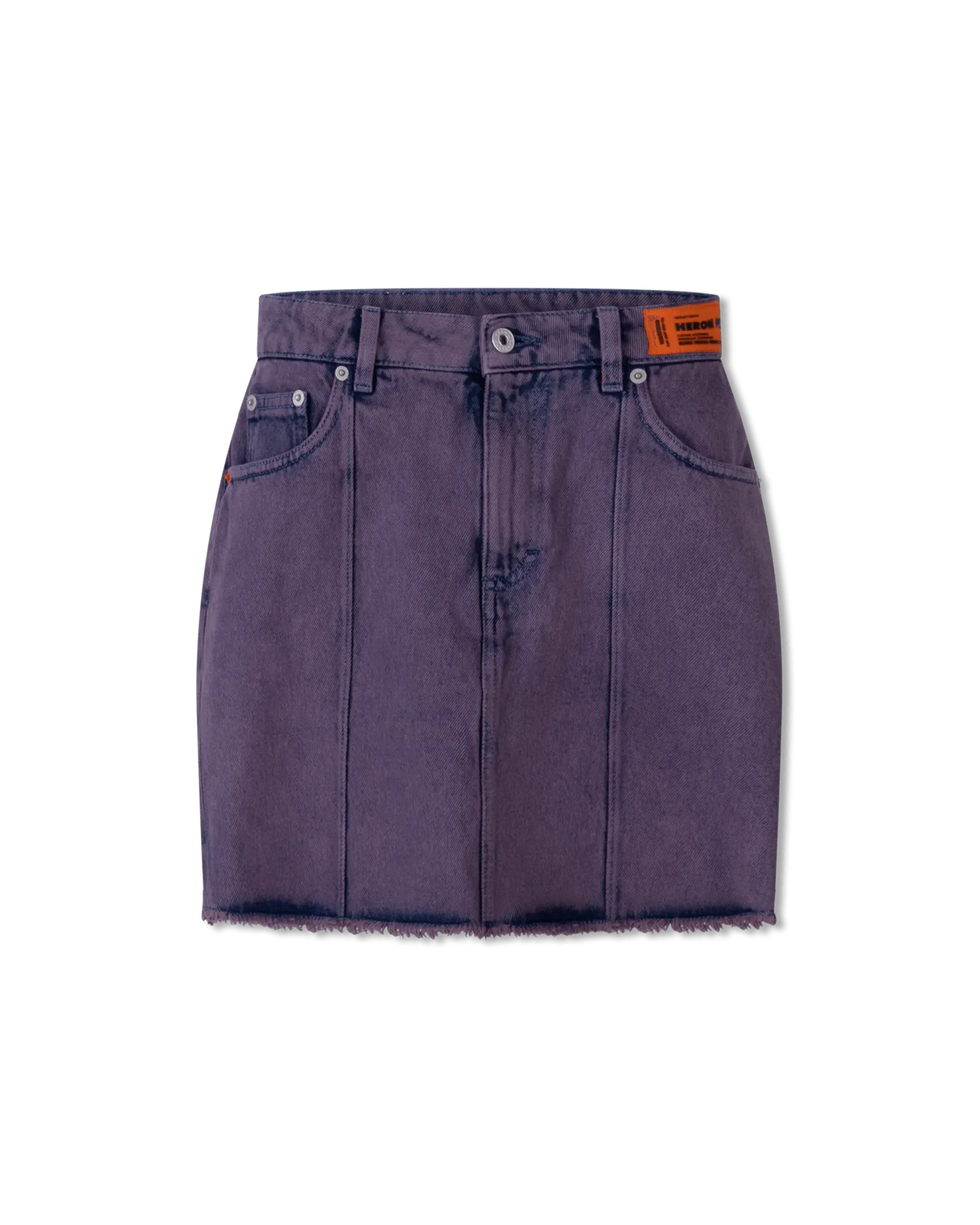 Overdyed Denim Mini Skirt - DIHSAN