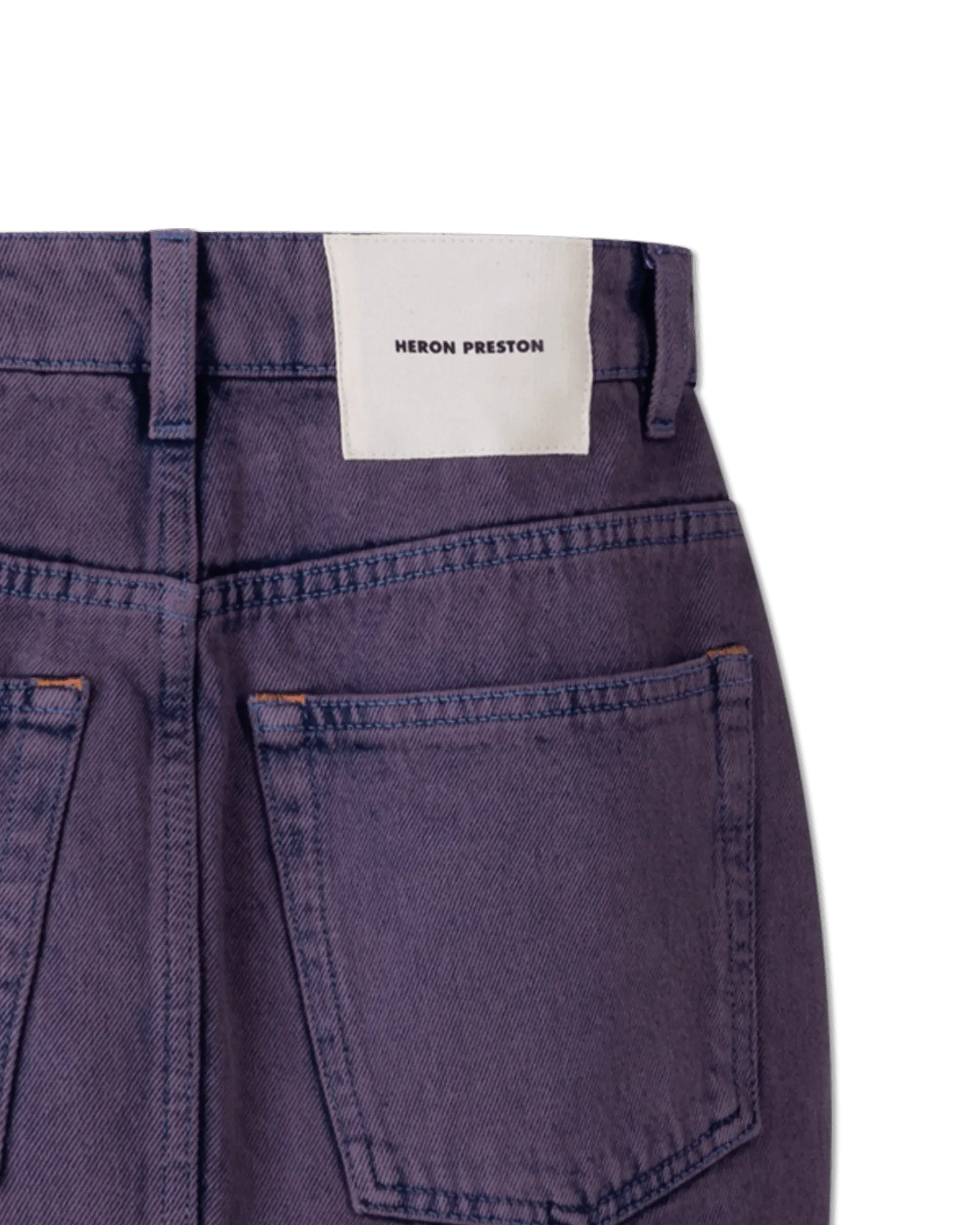 Overdyed Denim Mini Skirt - DIHSAN