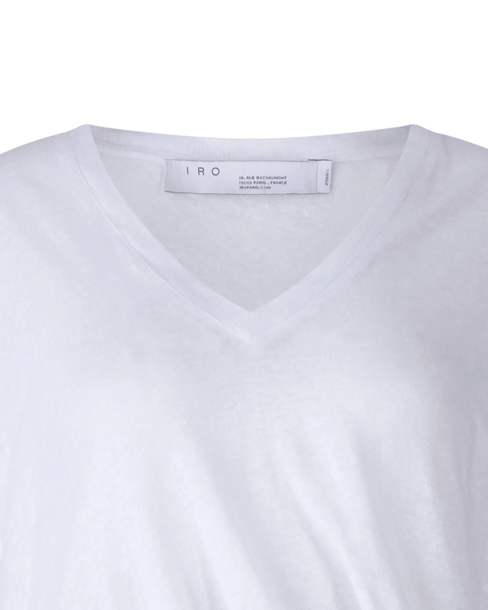 Xantey Linen Knotted Sleeveless T-shirt - DIHSAN