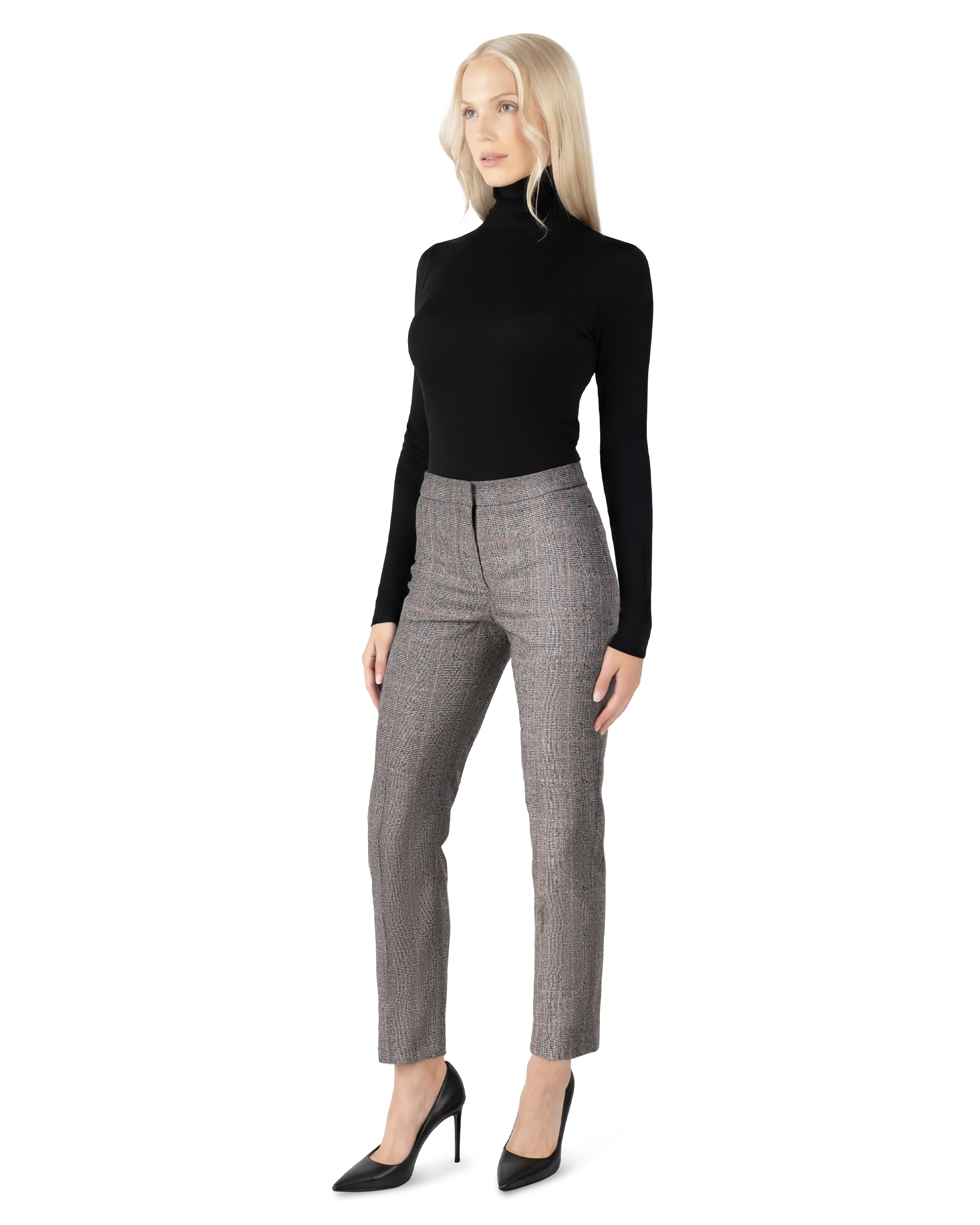 Tartan Cigarette Trousers