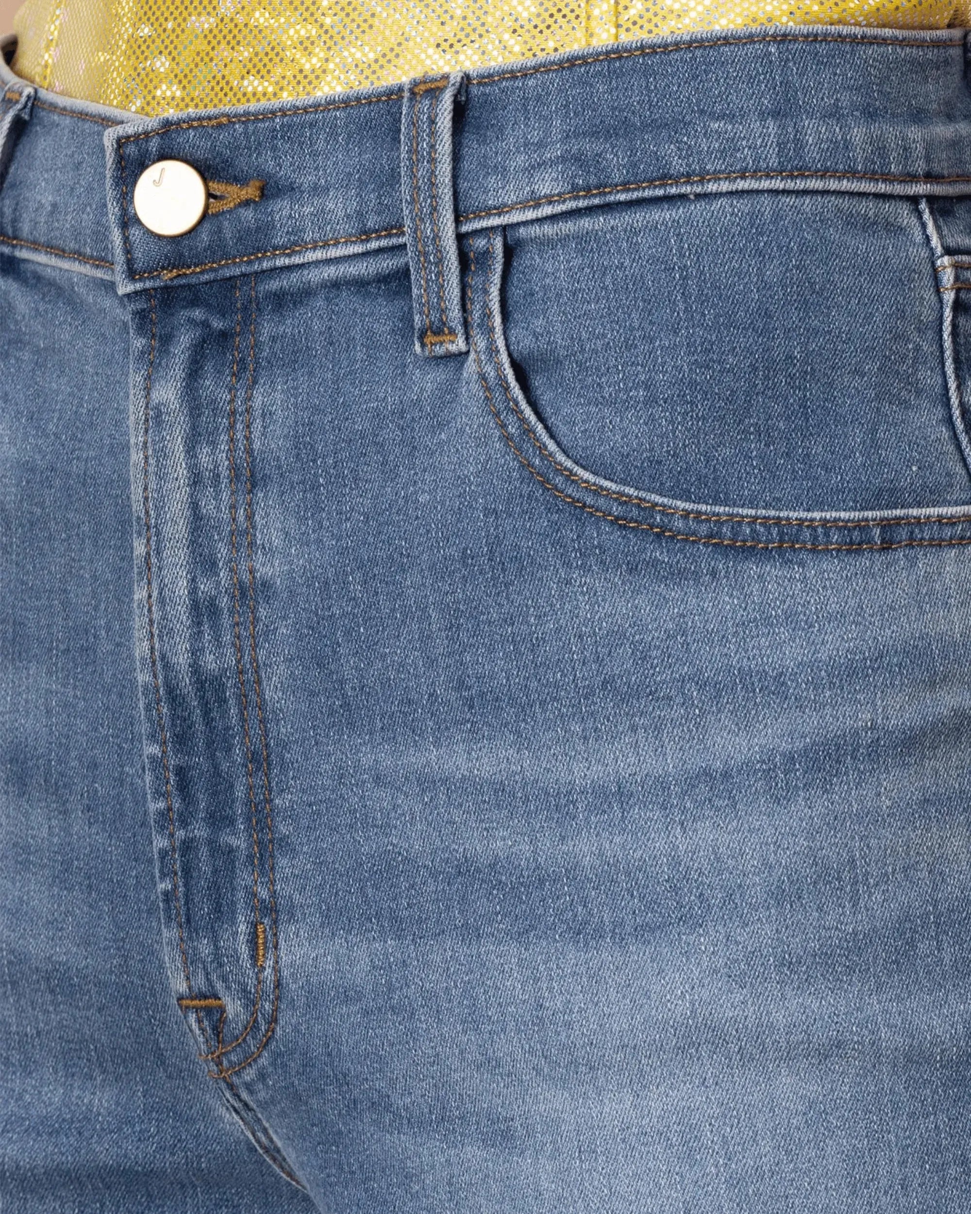 Teagan High Rise Straight Jeans - DIHSAN
