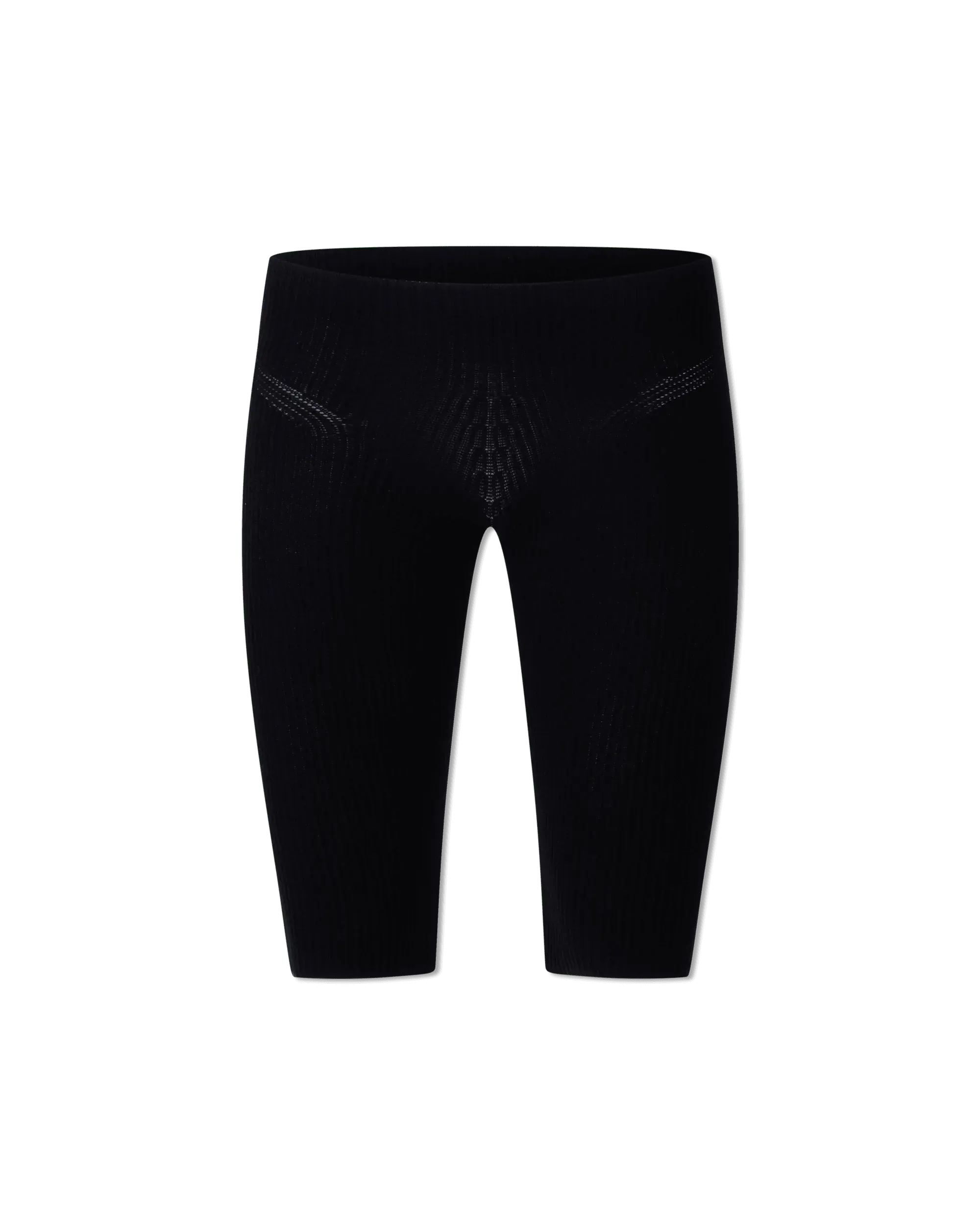 Arancia Rib-Knit Biker Shorts - DIHSAN