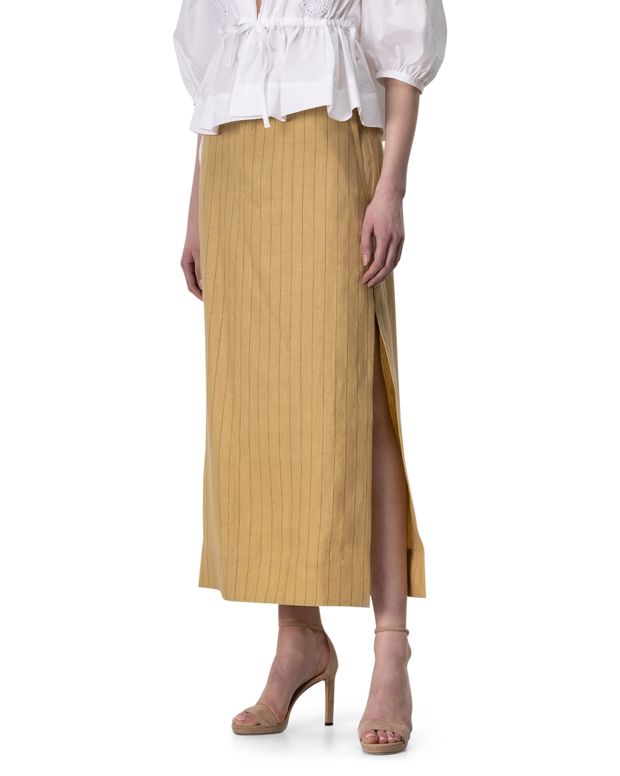 Terraio Linen Maxi Skirt