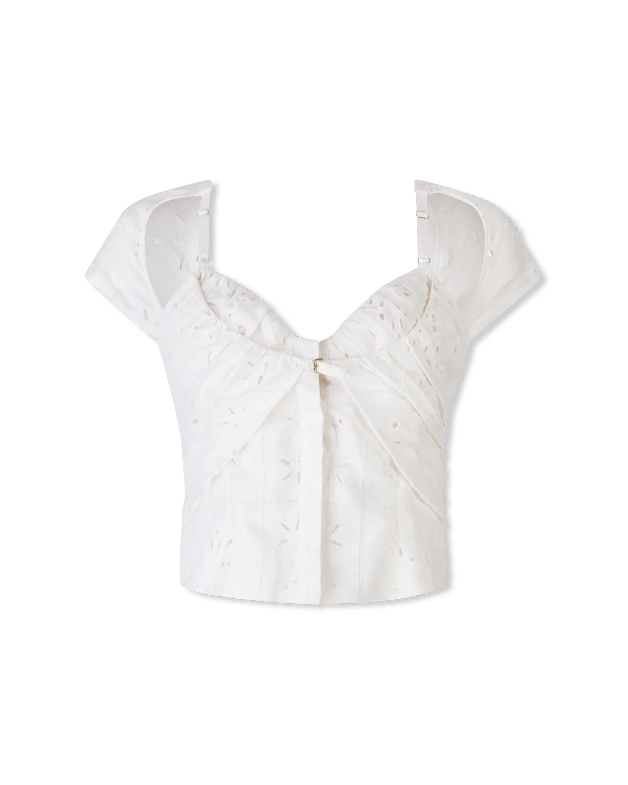 Tovallo Cut Out Bustier Top - DIHSAN