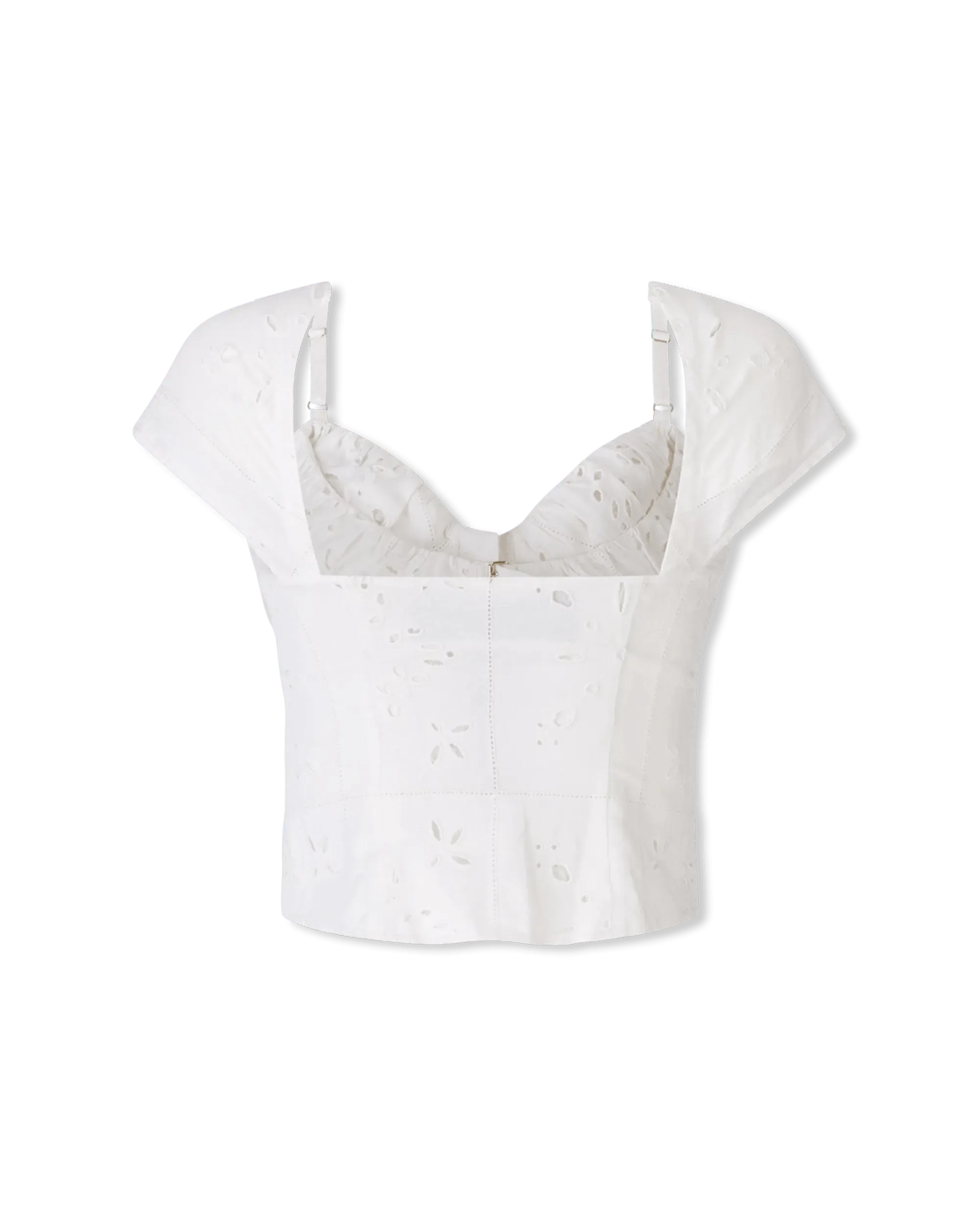 Tovallo Cut Out Bustier Top - DIHSAN