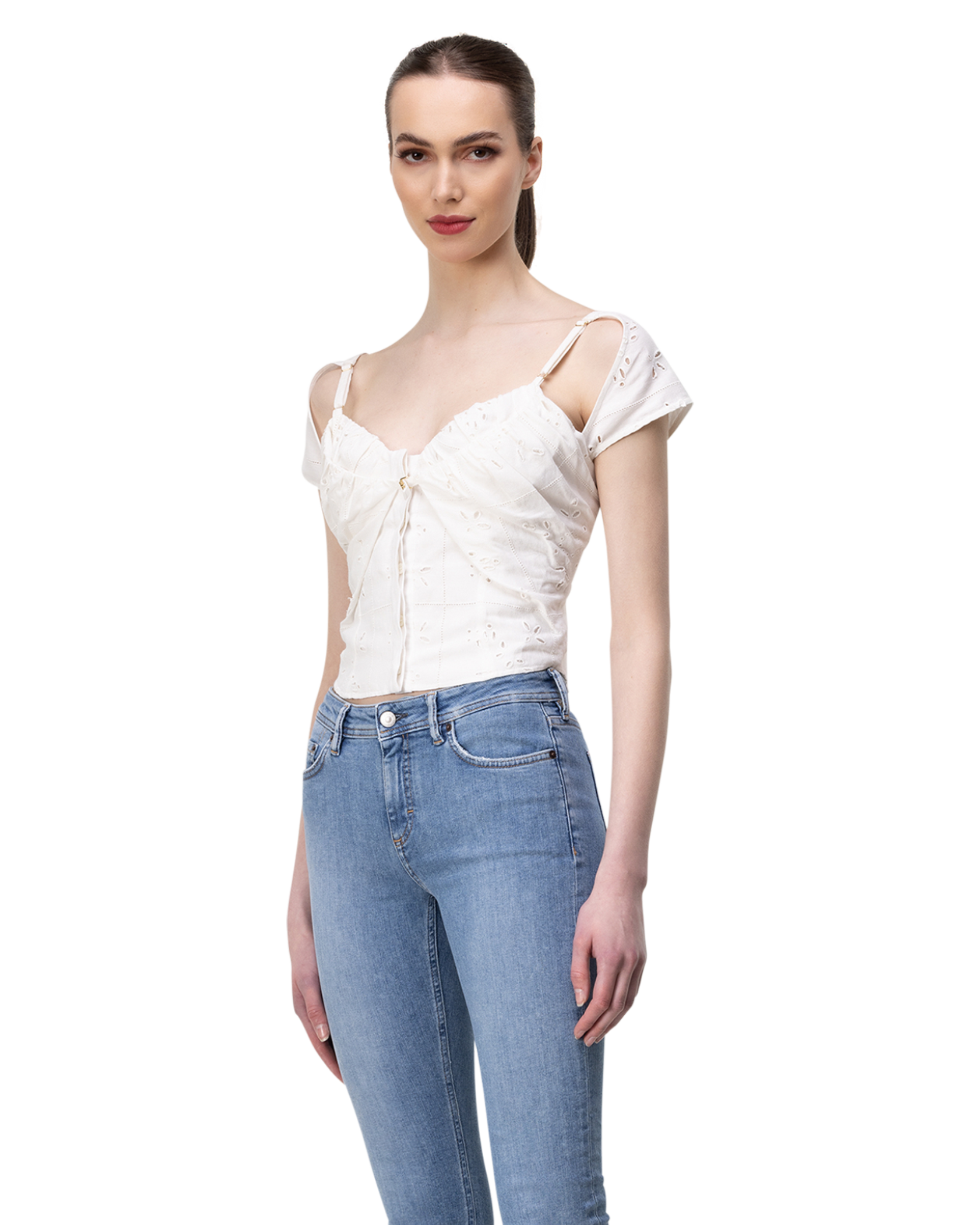 Tovallo Cut Out Bustier Top