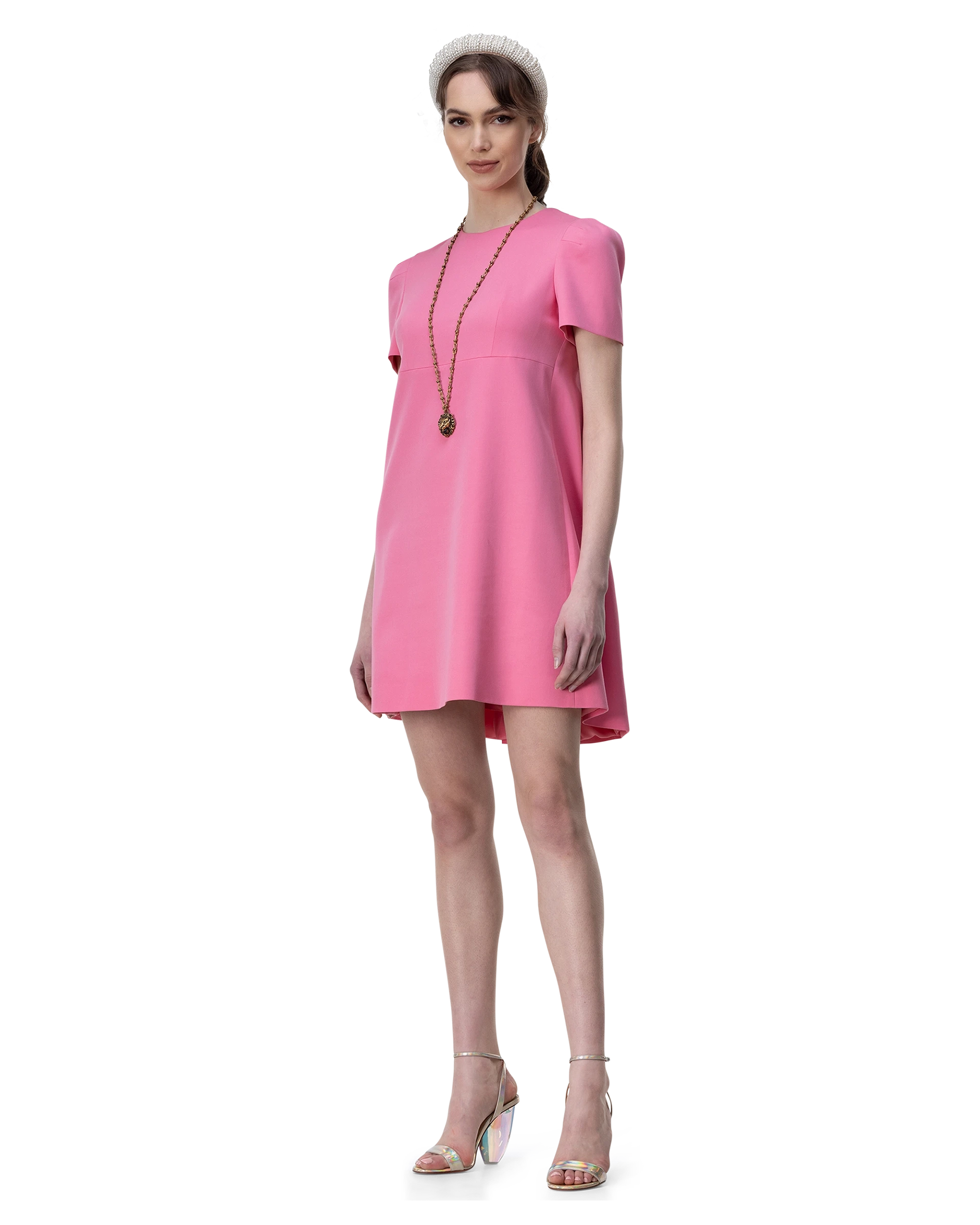 Cape Back Mini Dress