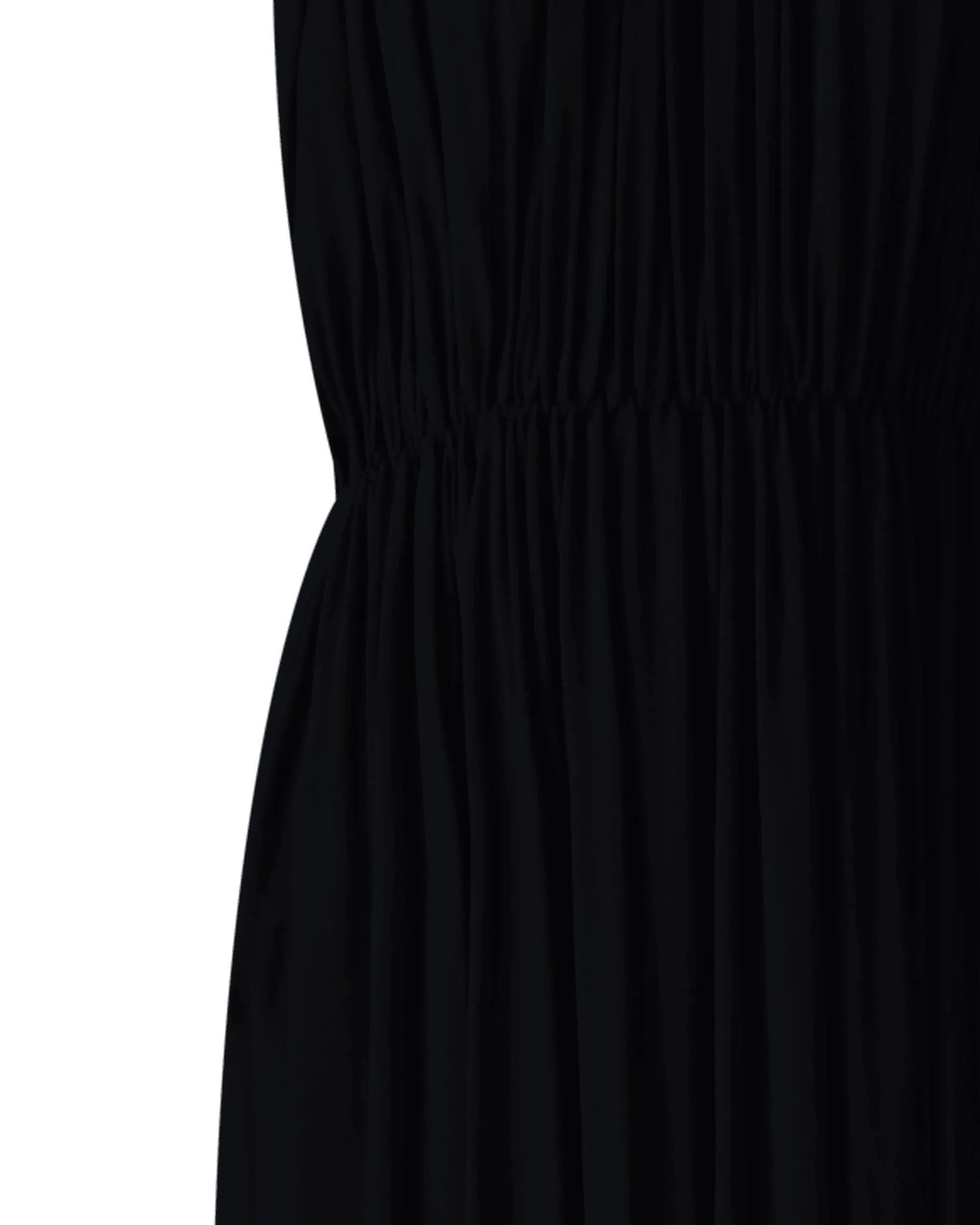 Banded Short Sleeve Maxi Dress - DIHSAN