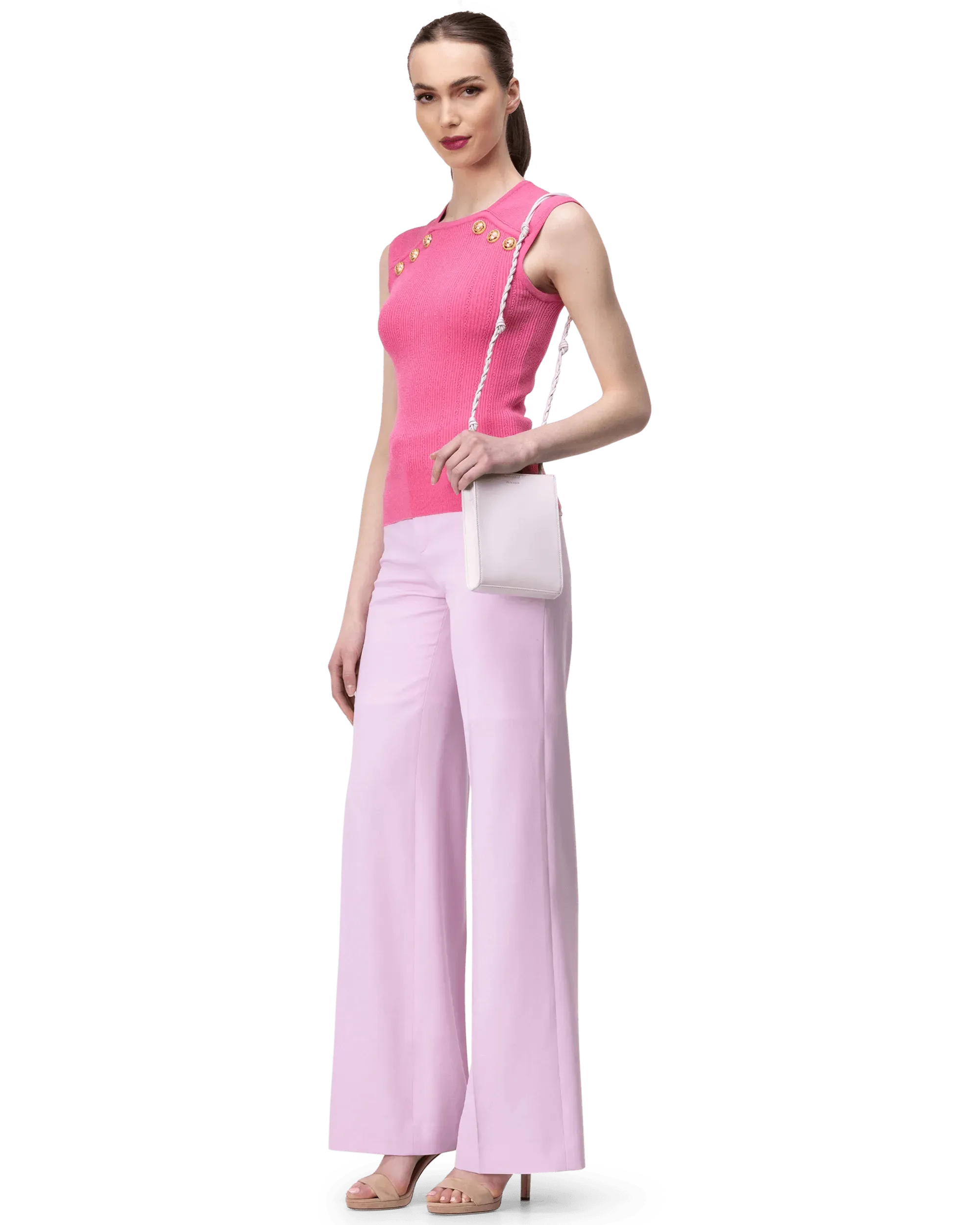 Small Knotted Strap Shoulder Bag - DIHSAN