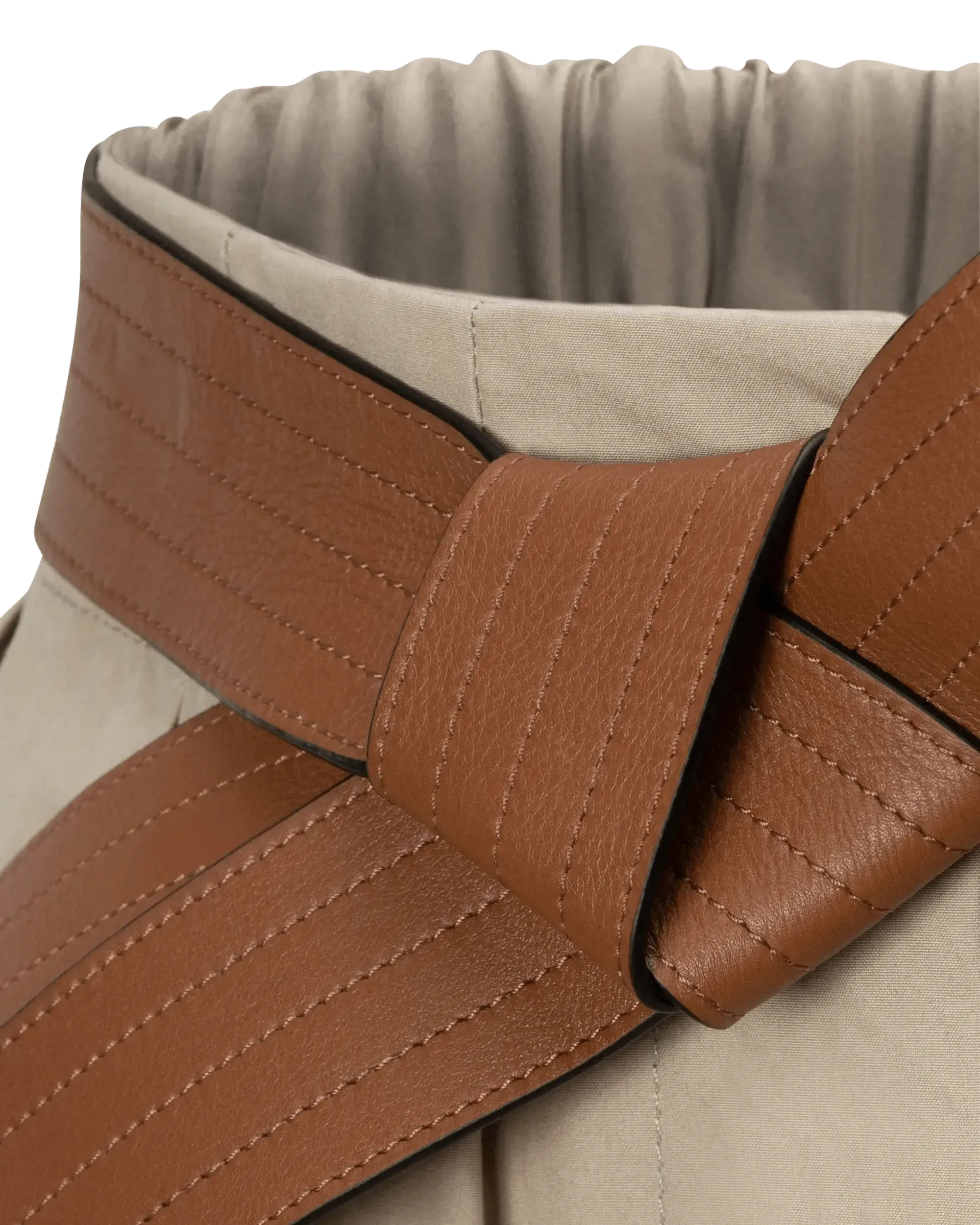 Belted A-Line Midi Skirt - DIHSAN