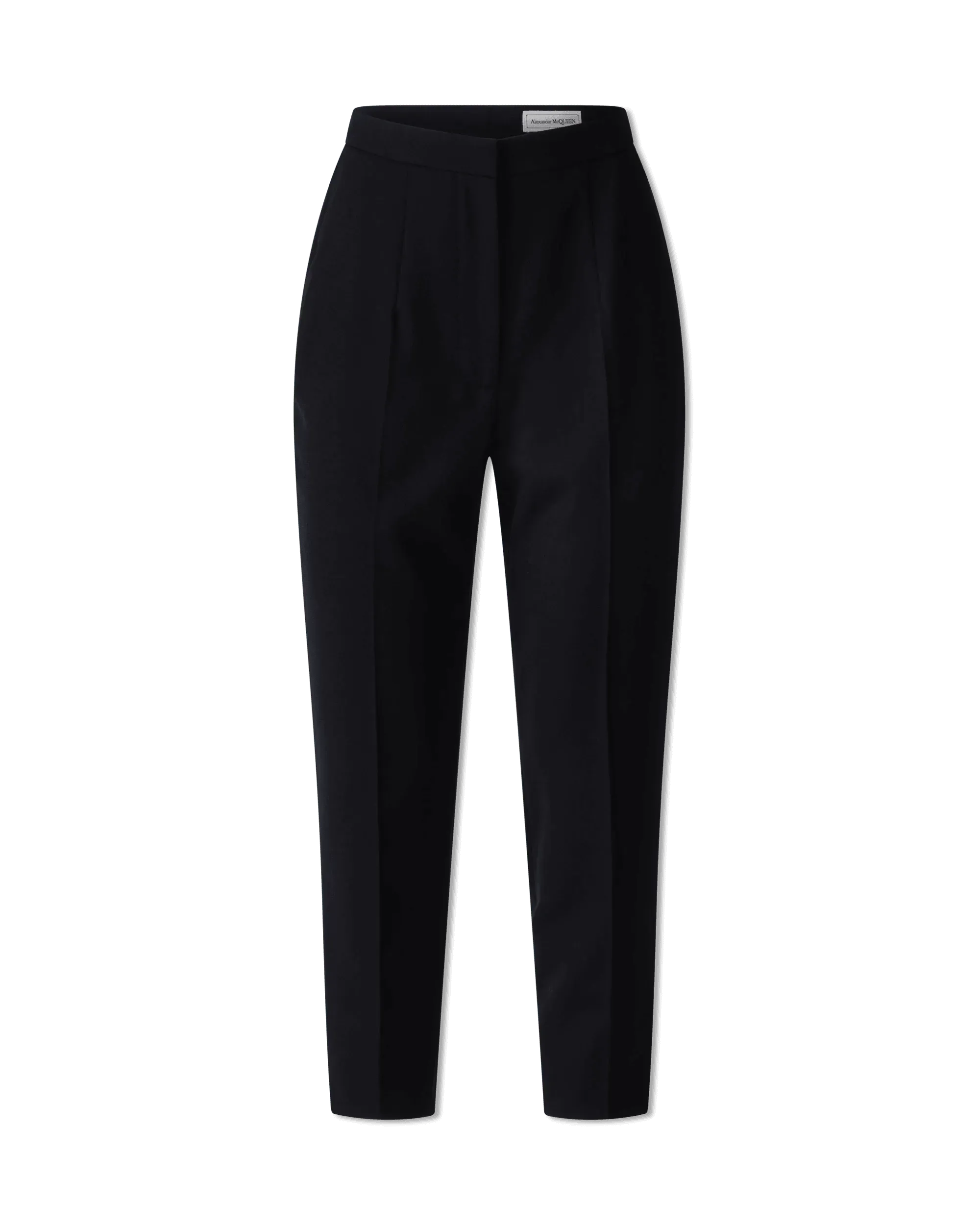 High-Waisted Slim Fit Pants - DIHSAN