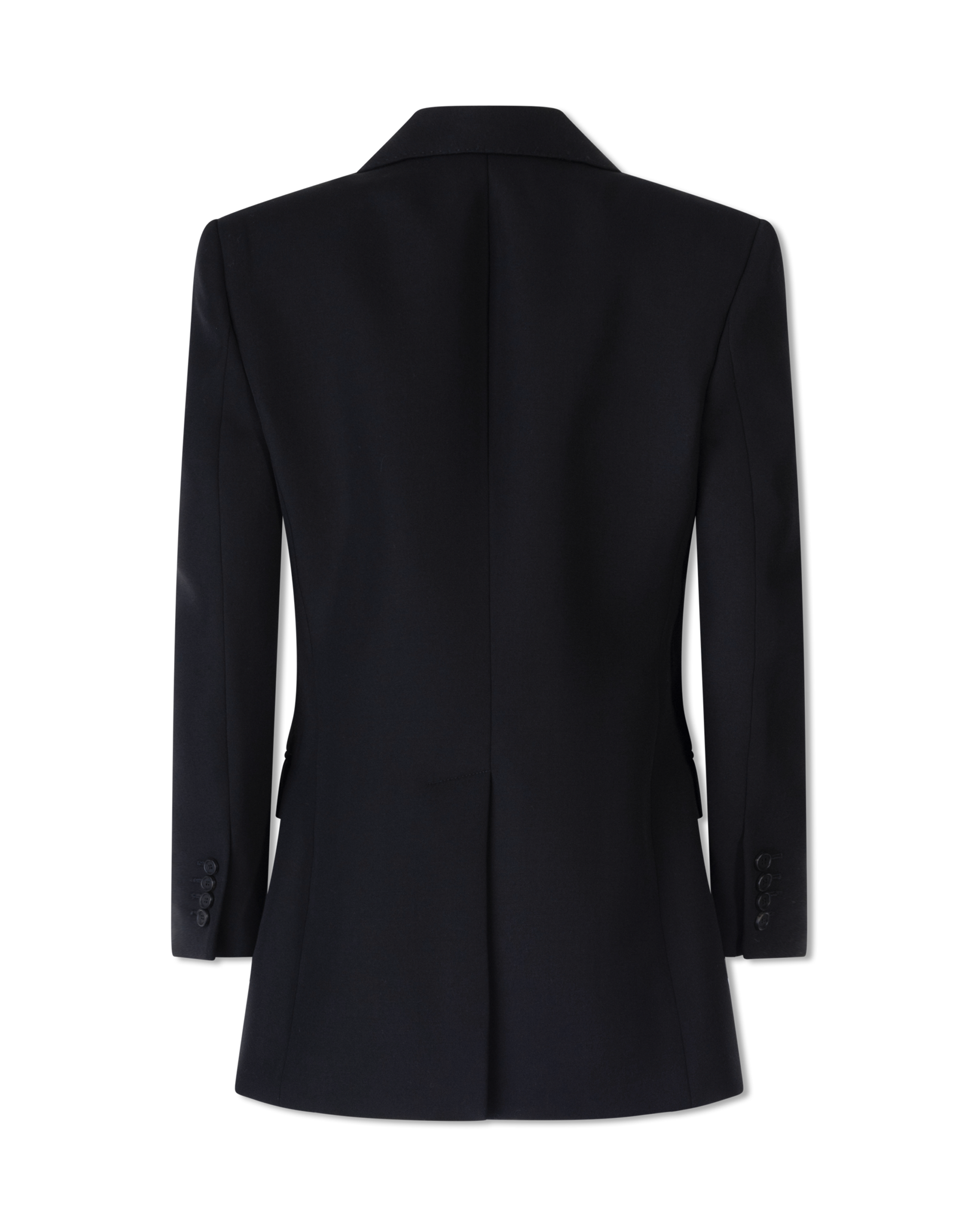 Peak Lapel Wool Blazer