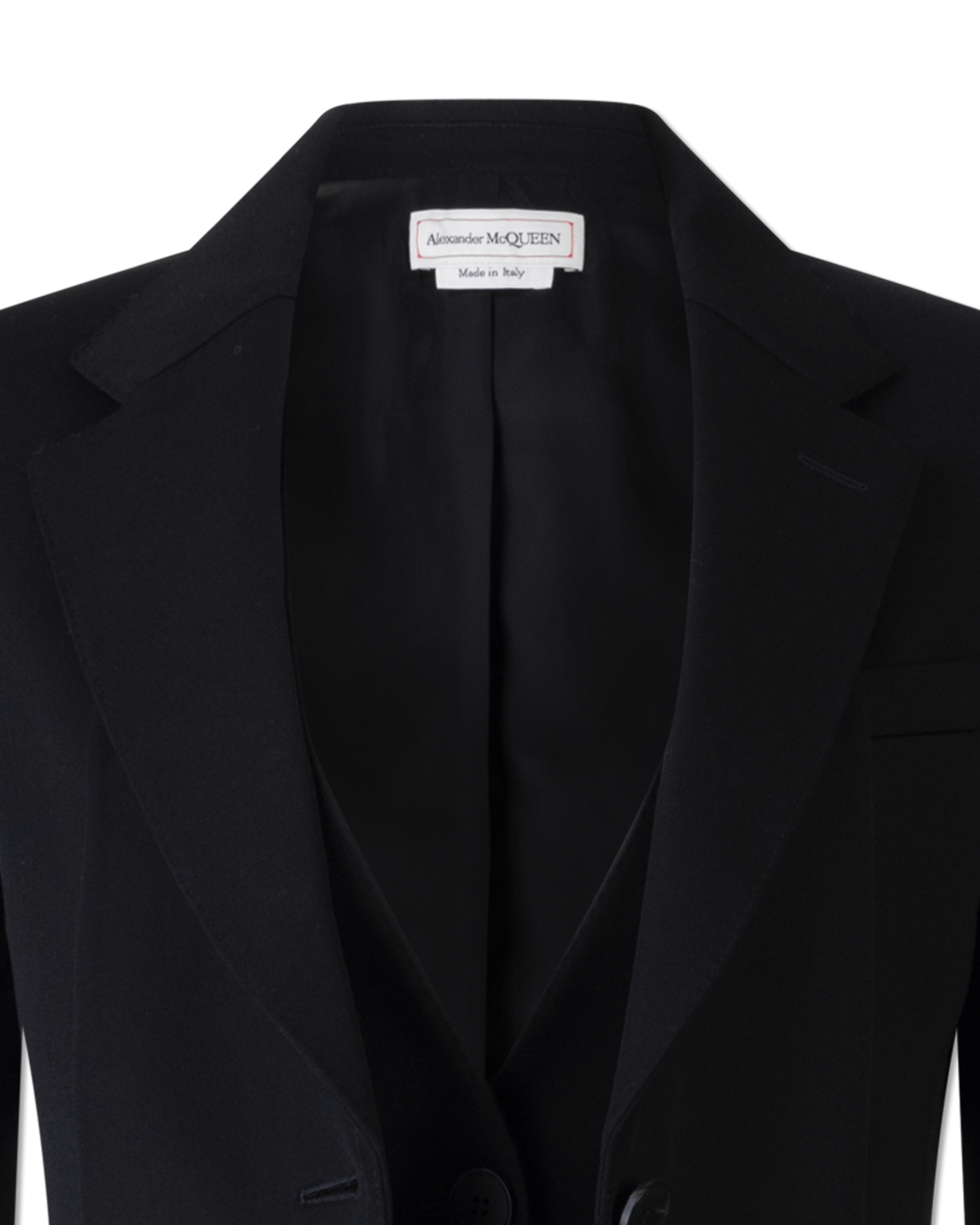 Peak Lapel Wool Blazer