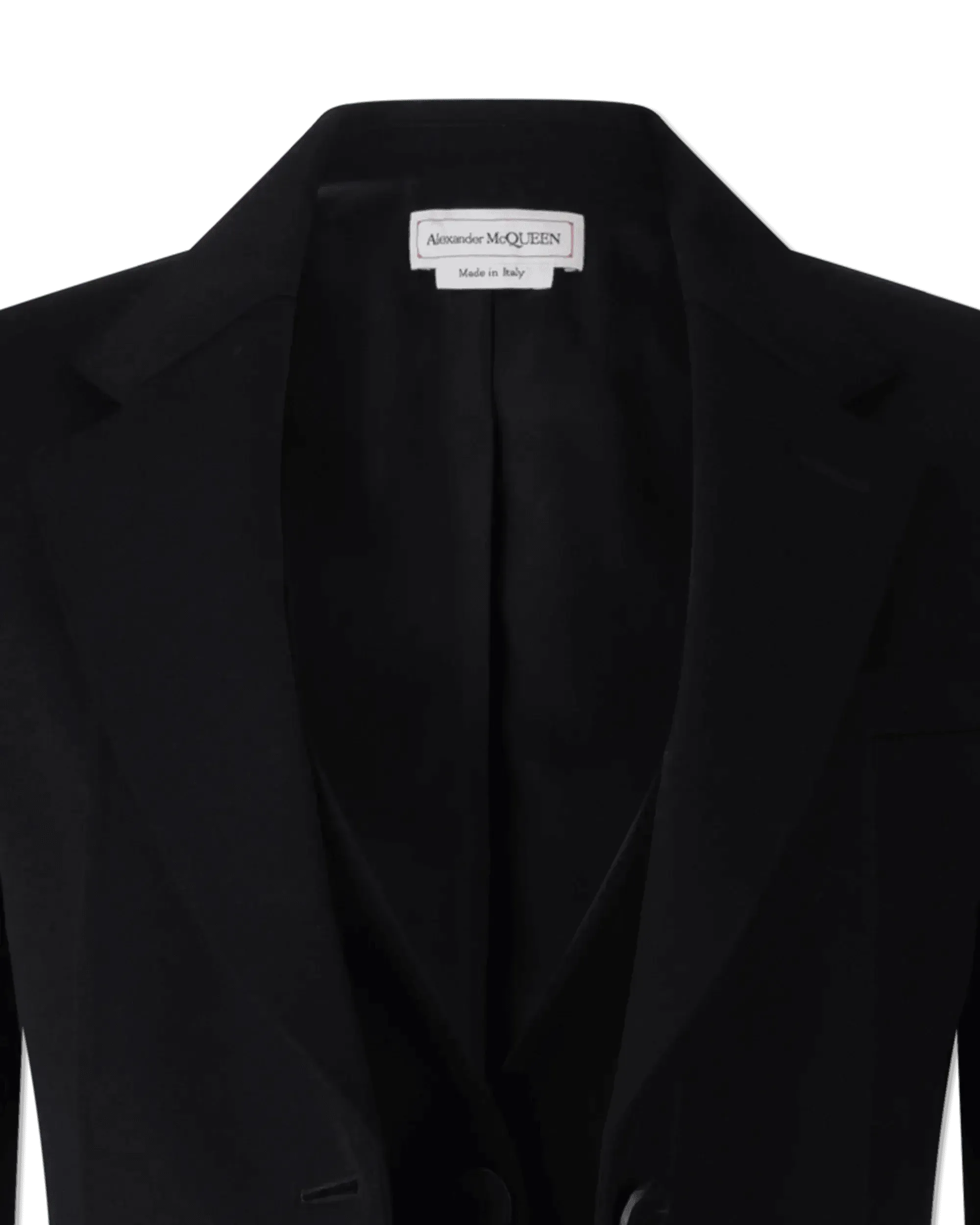 Peak Lapel Wool Blazer - DIHSAN