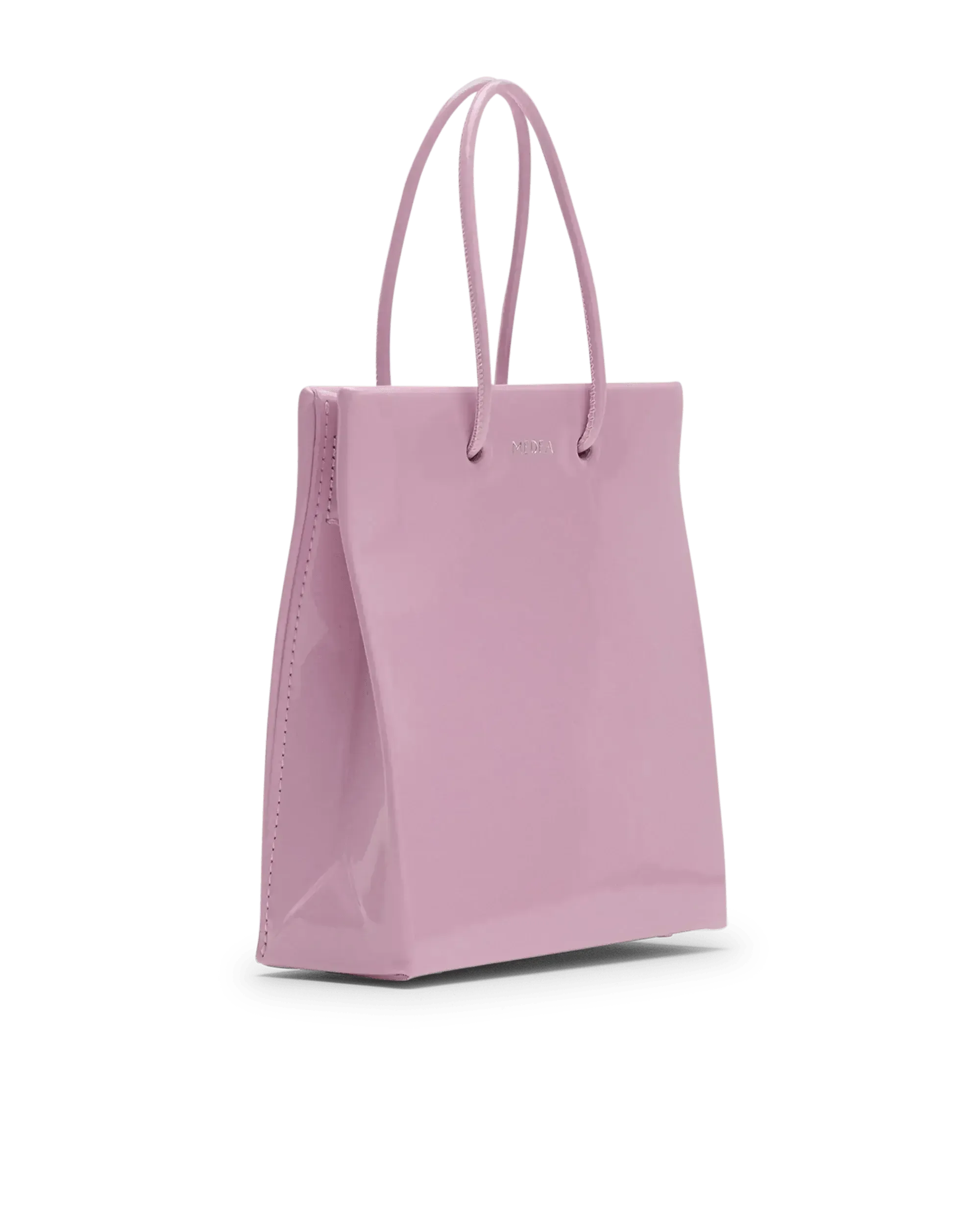 Short Vinyl Tote Bag - DIHSAN
