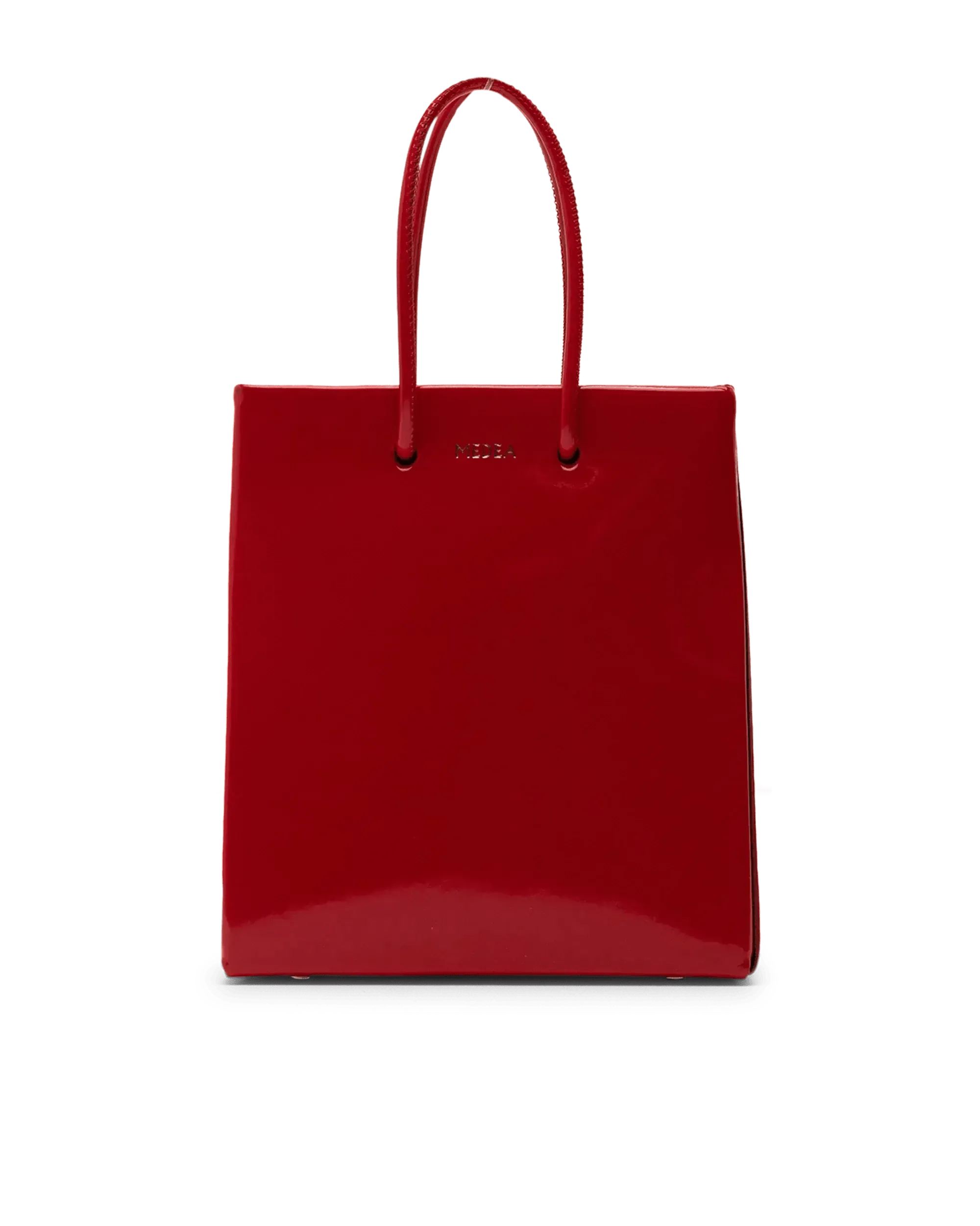 Short Vinyl Tote Bag - DIHSAN