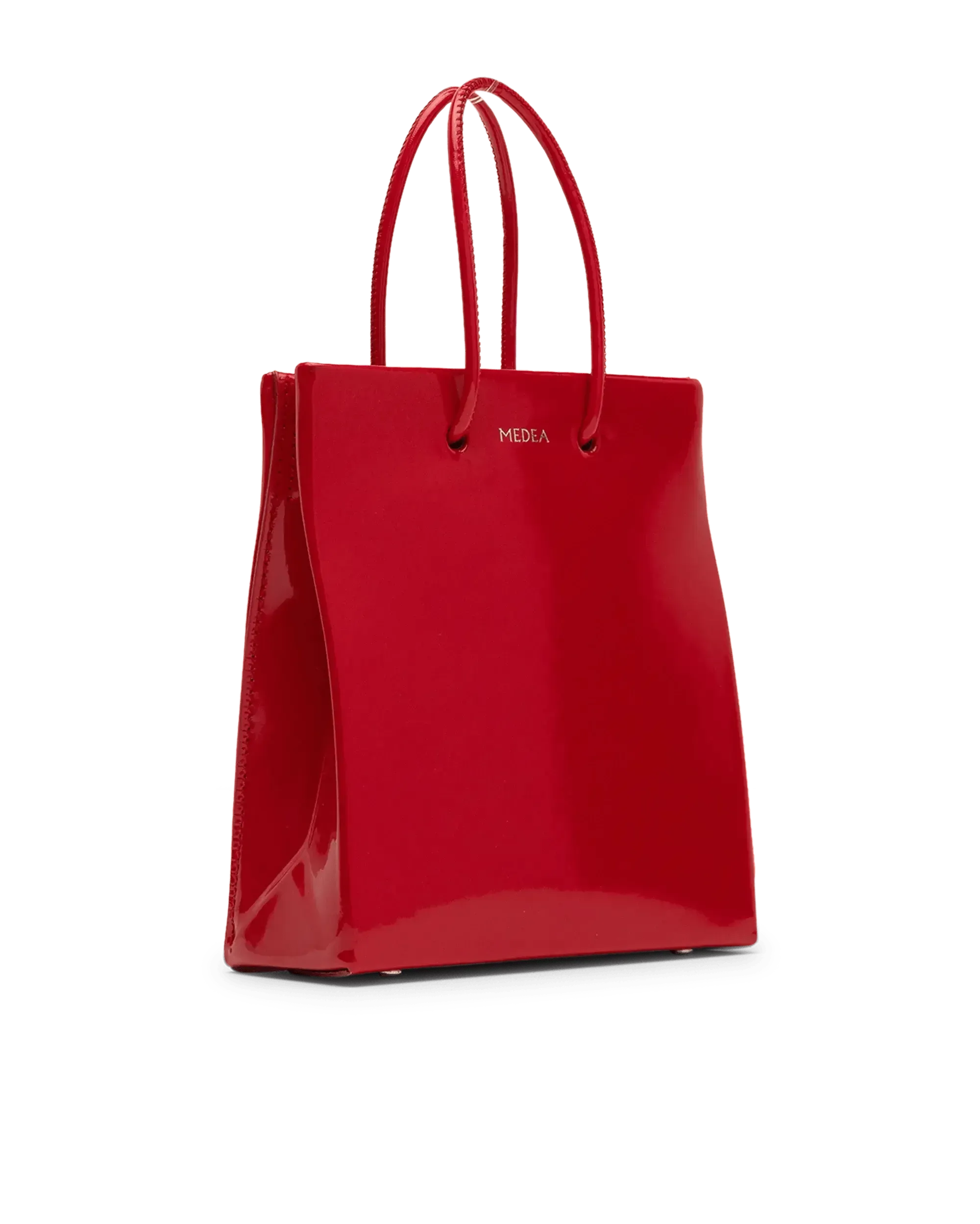 Short Vinyl Tote Bag - DIHSAN