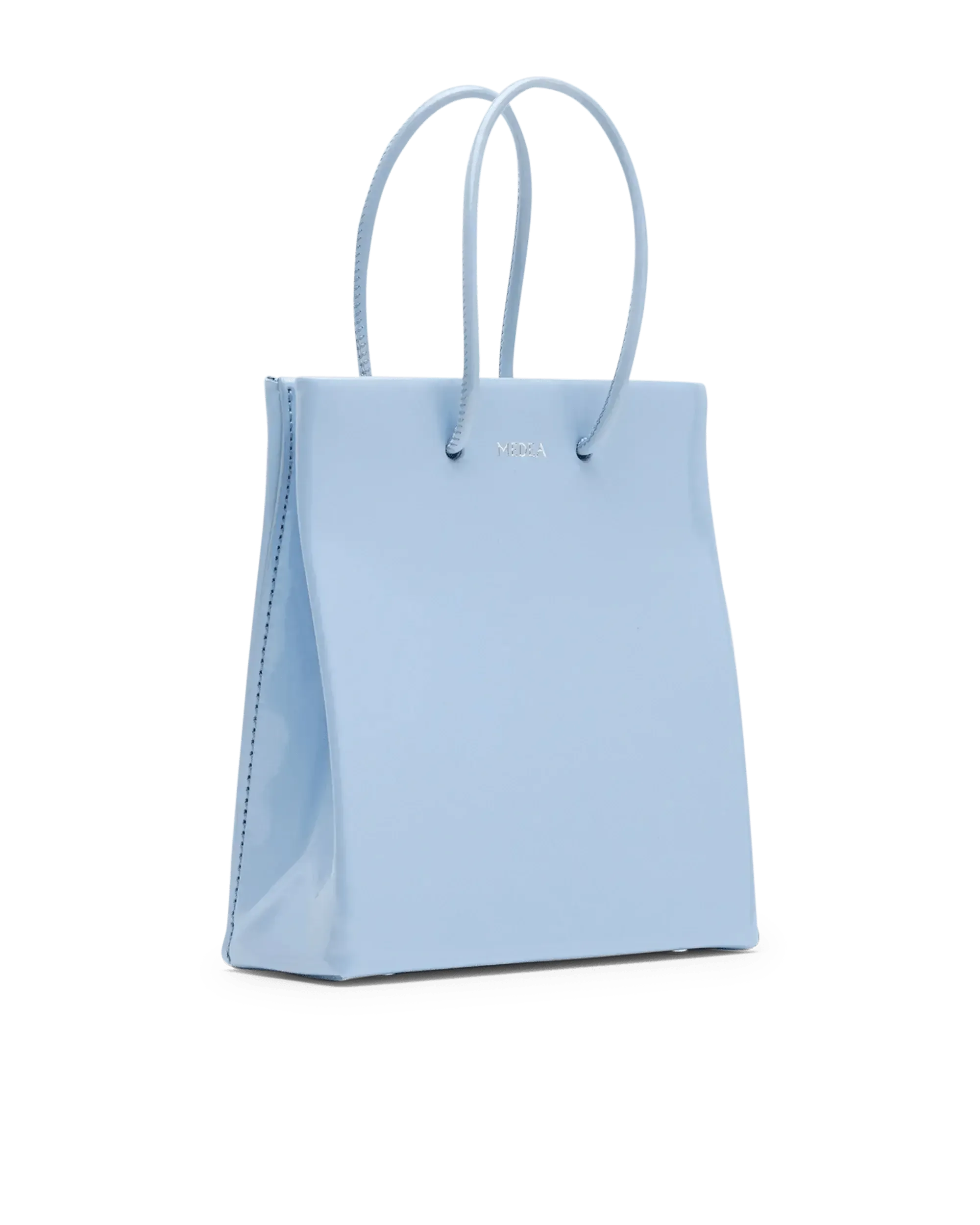 Short Medea Vinyl Tote Bag - DIHSAN