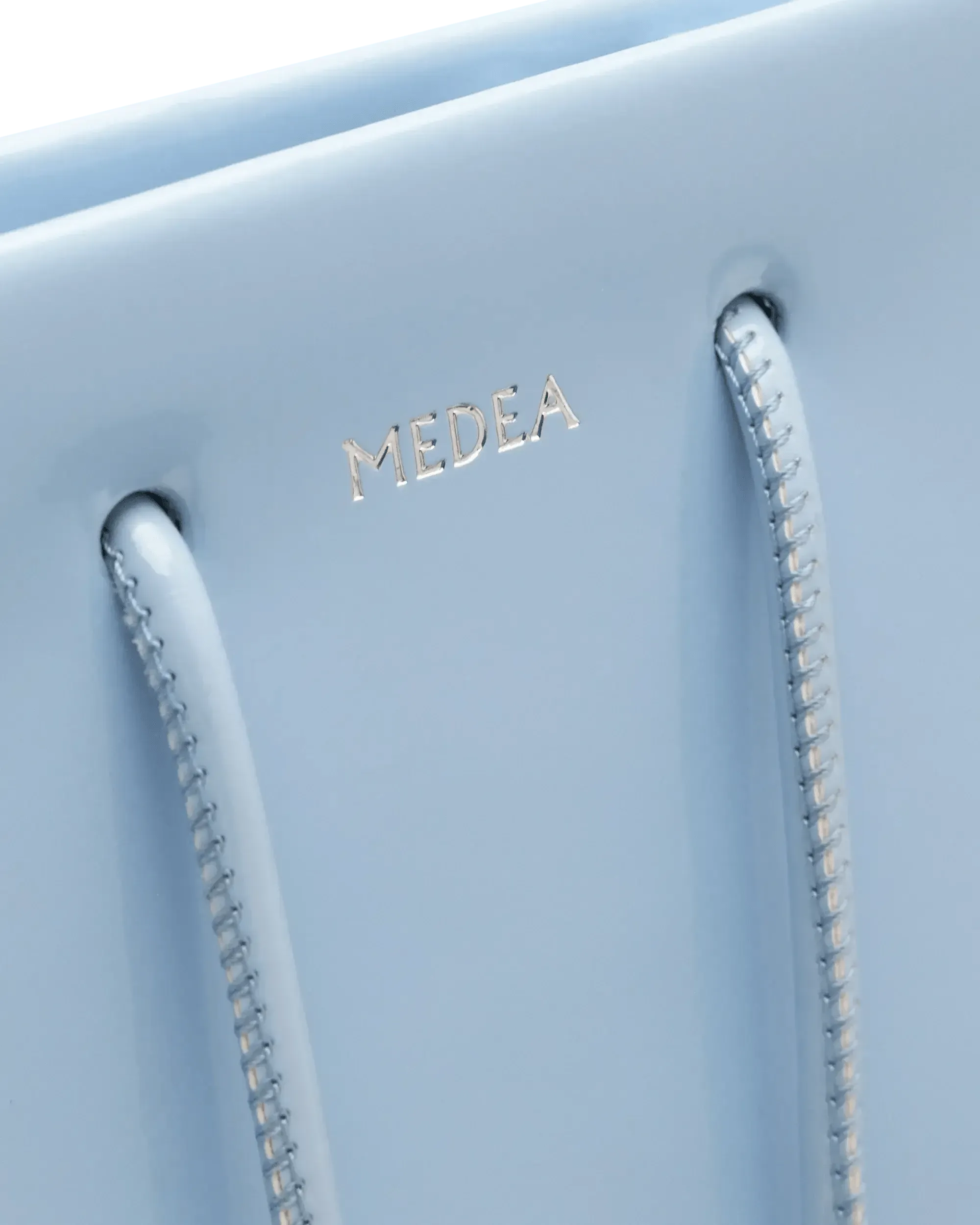 Short Medea Vinyl Tote Bag - DIHSAN