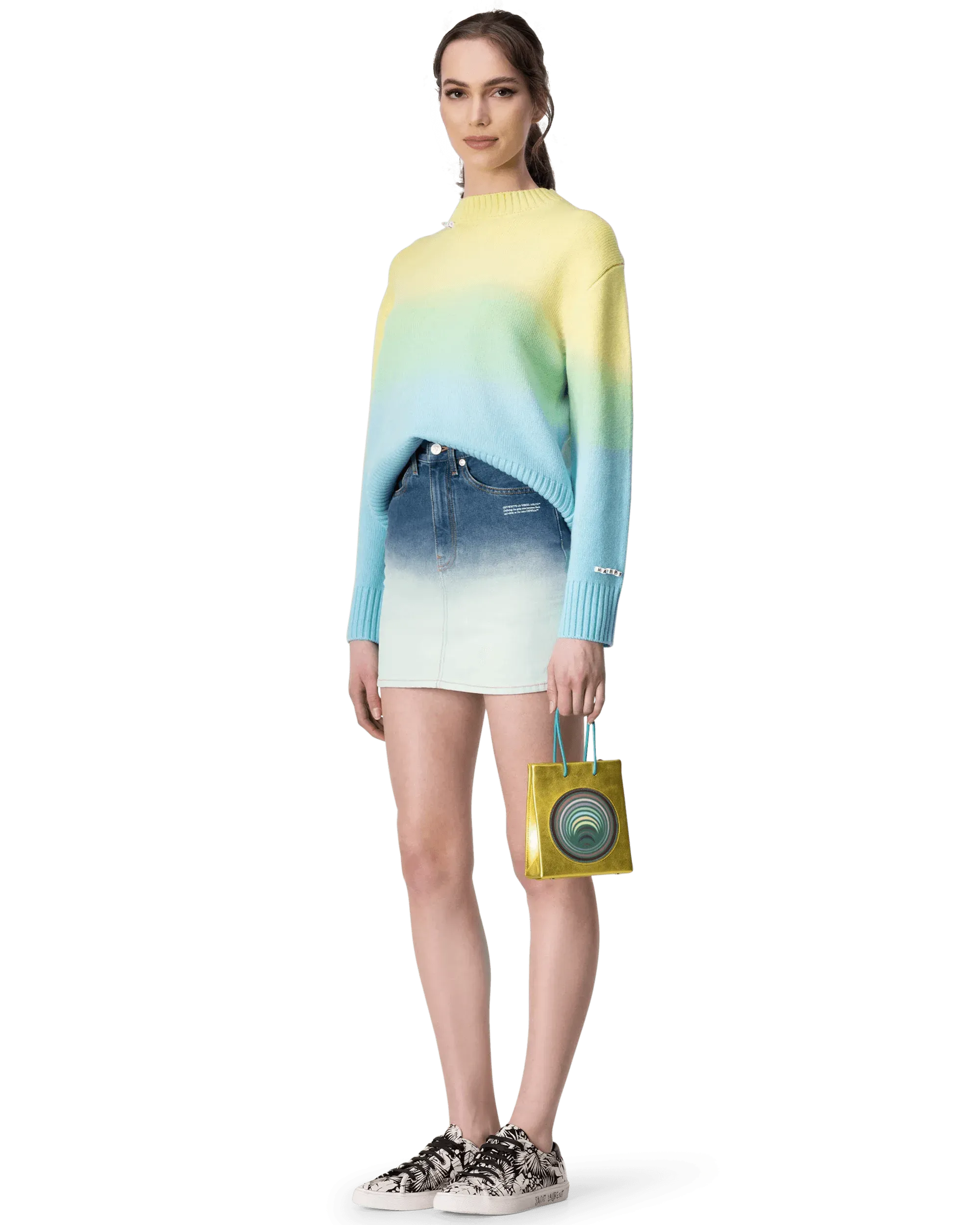 Metallic Gold Short Bag - DIHSAN