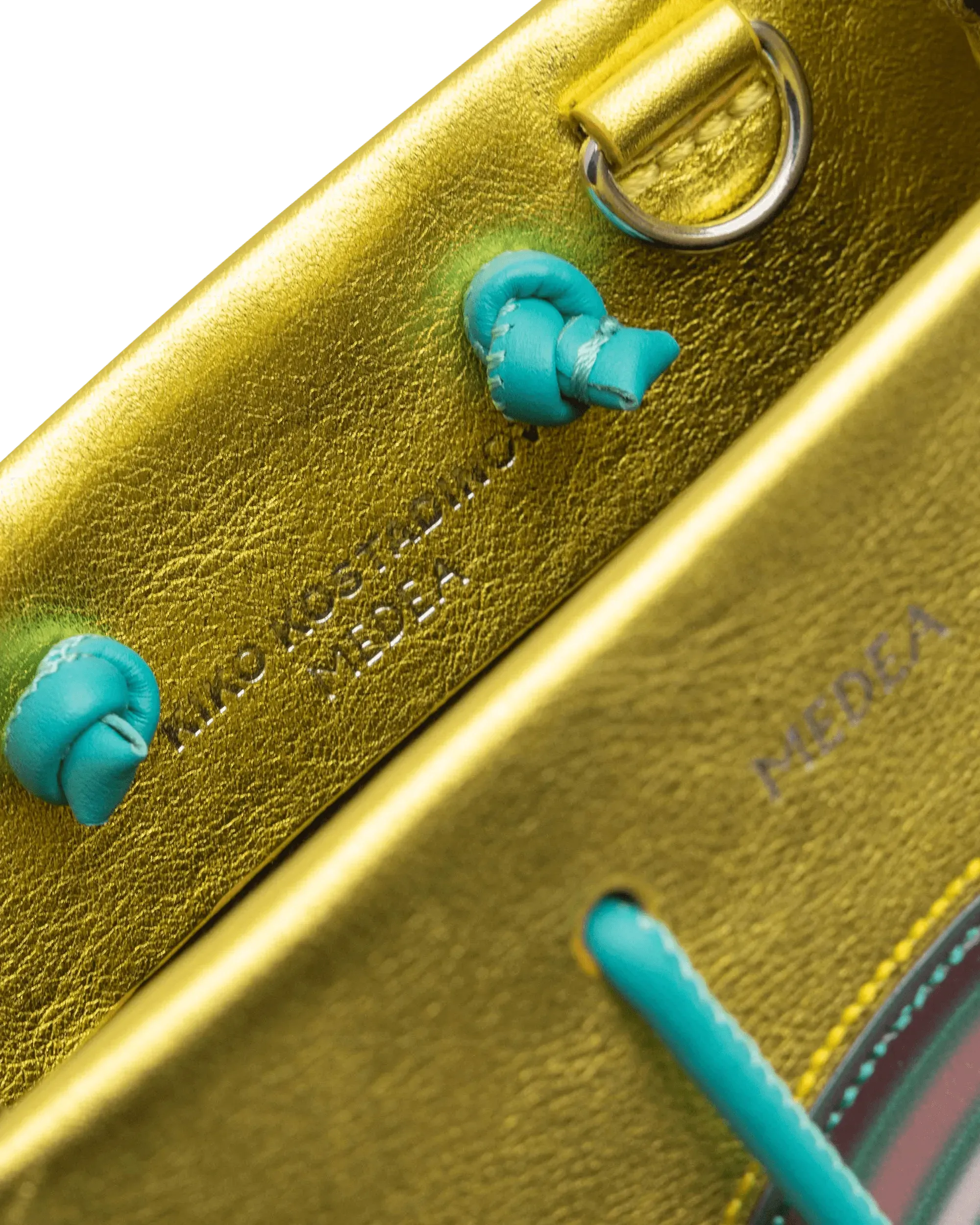 Metallic Gold Short Bag - DIHSAN