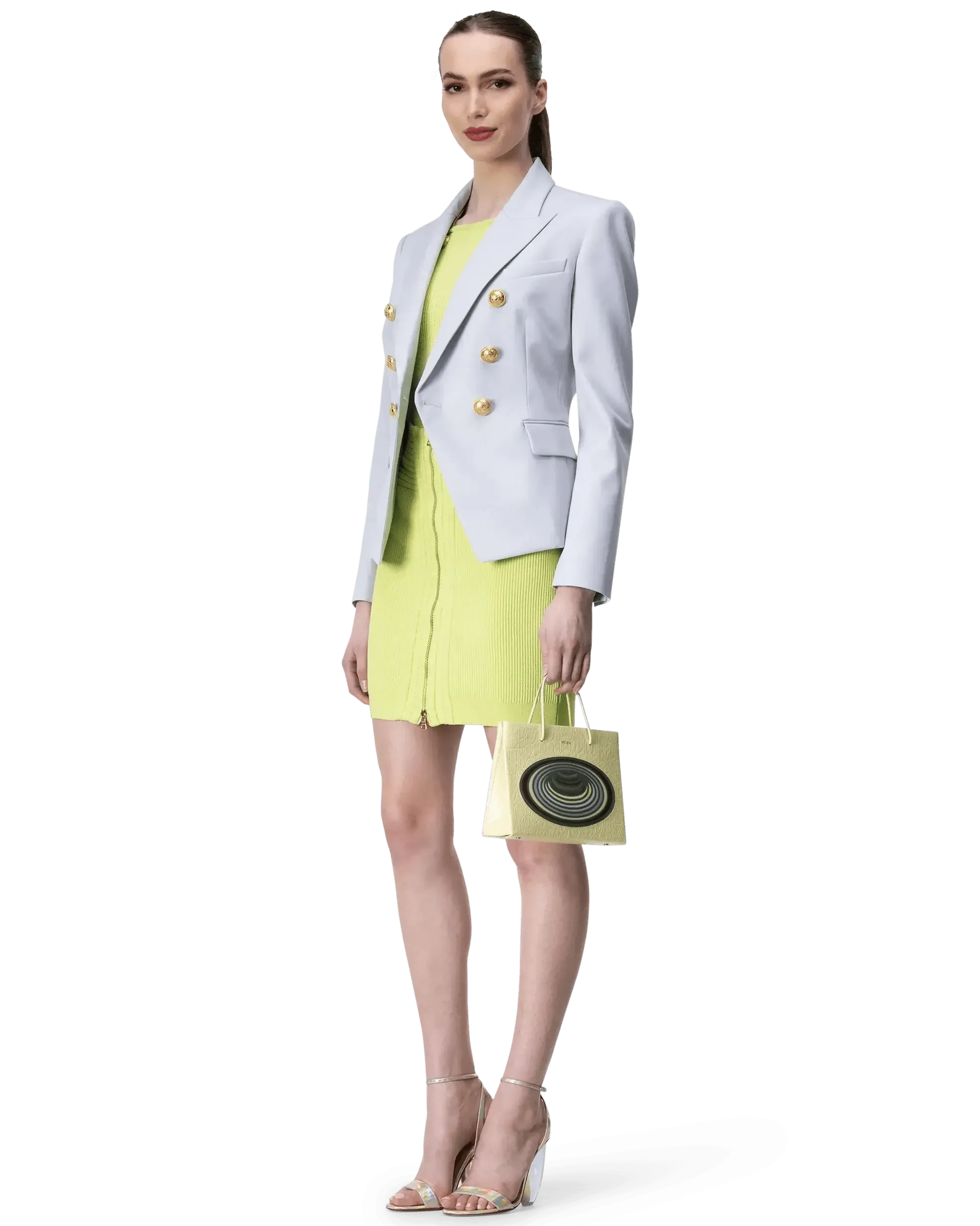 Hanna Croc Calfskin Tote Bag - DIHSAN