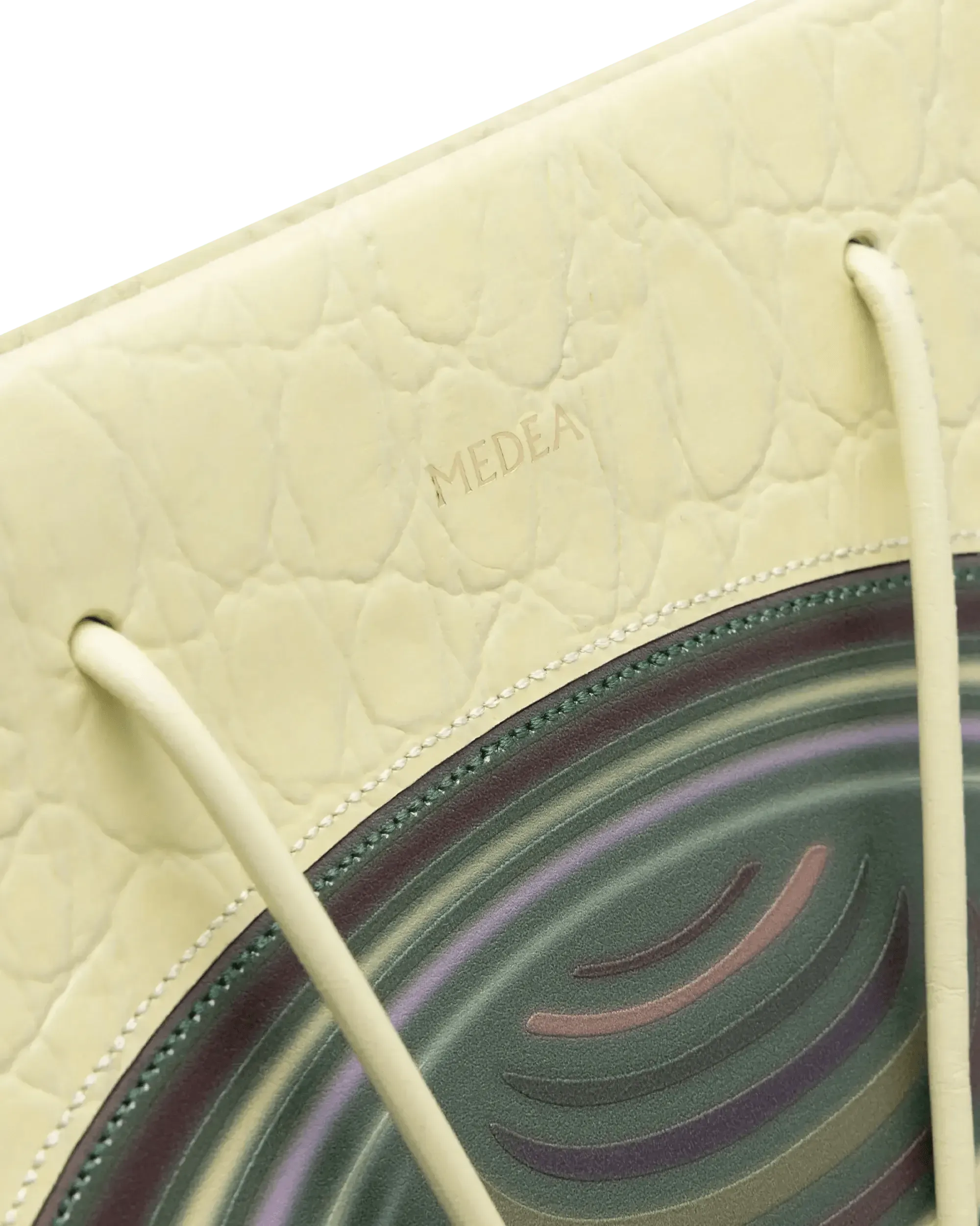 Hanna Croc Calfskin Tote Bag - DIHSAN