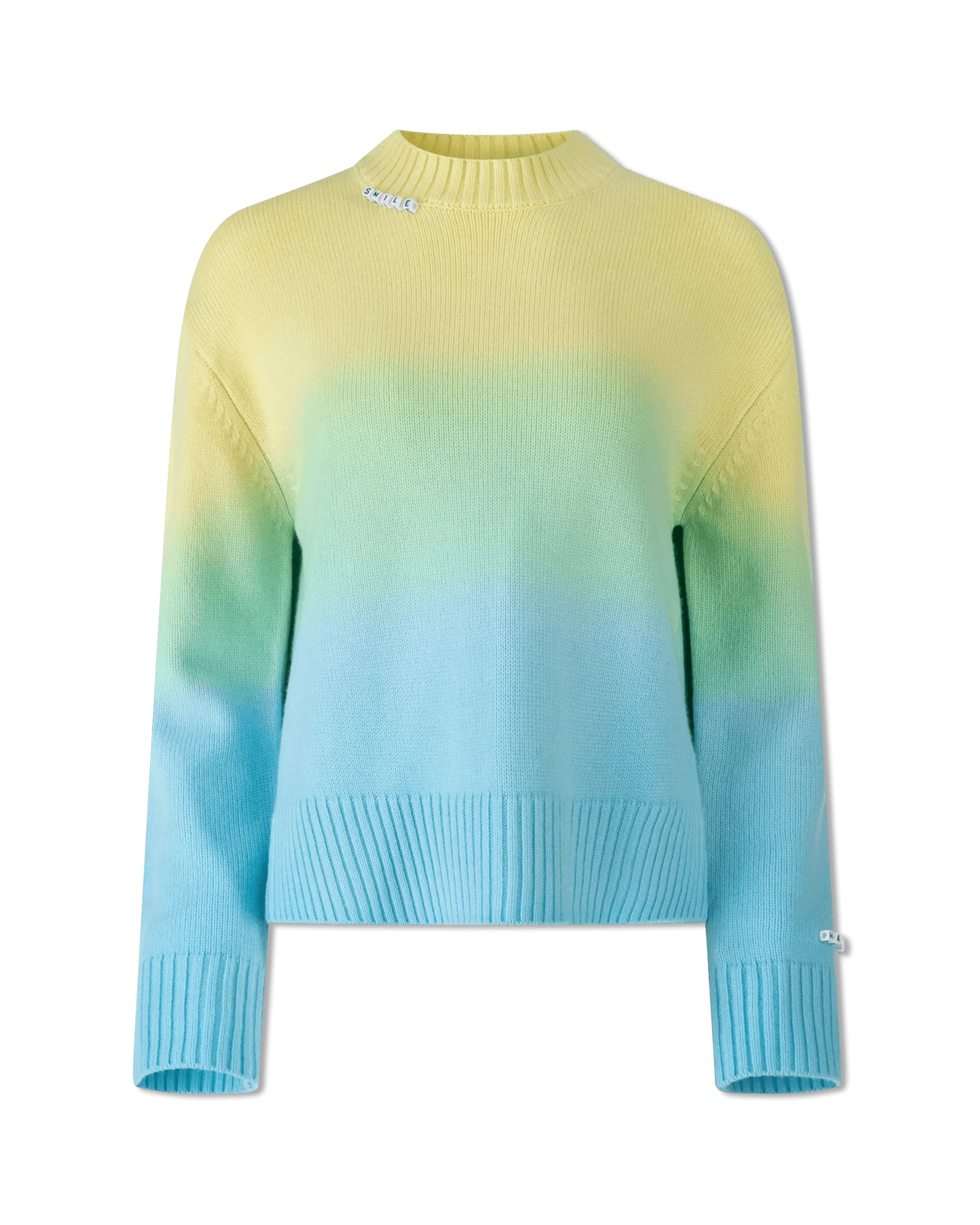 Dip Dye Crewneck Sweater - DIHSAN